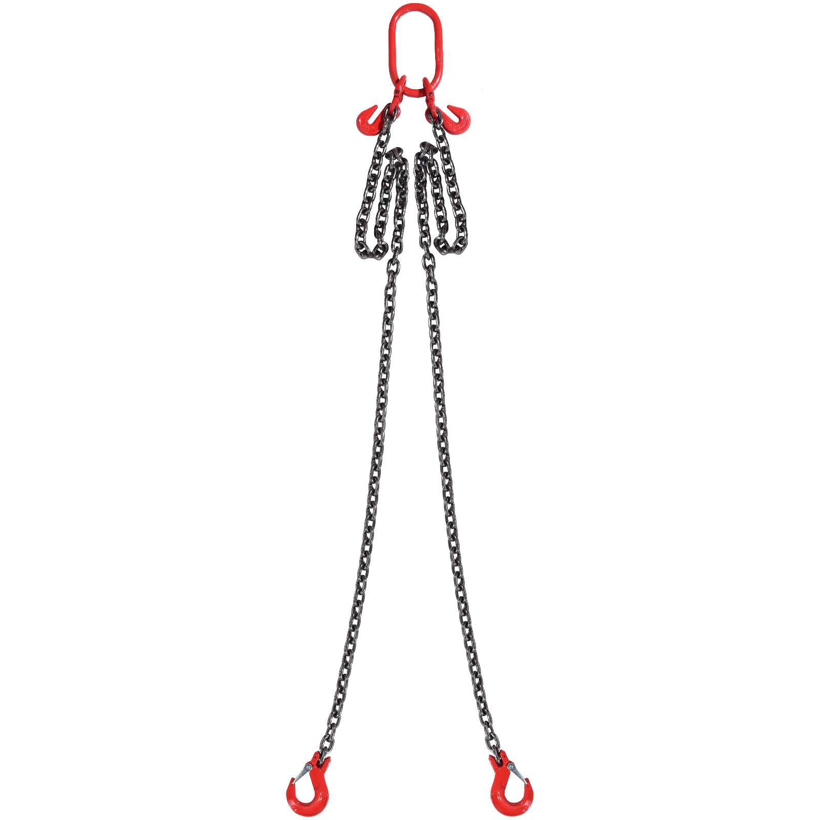 TEMU VEVOR 5/16" x 6' Cinghia a Catena 2 Gambe Catena di Sollevamento G80 con Ganci di Presa 6600 lbs