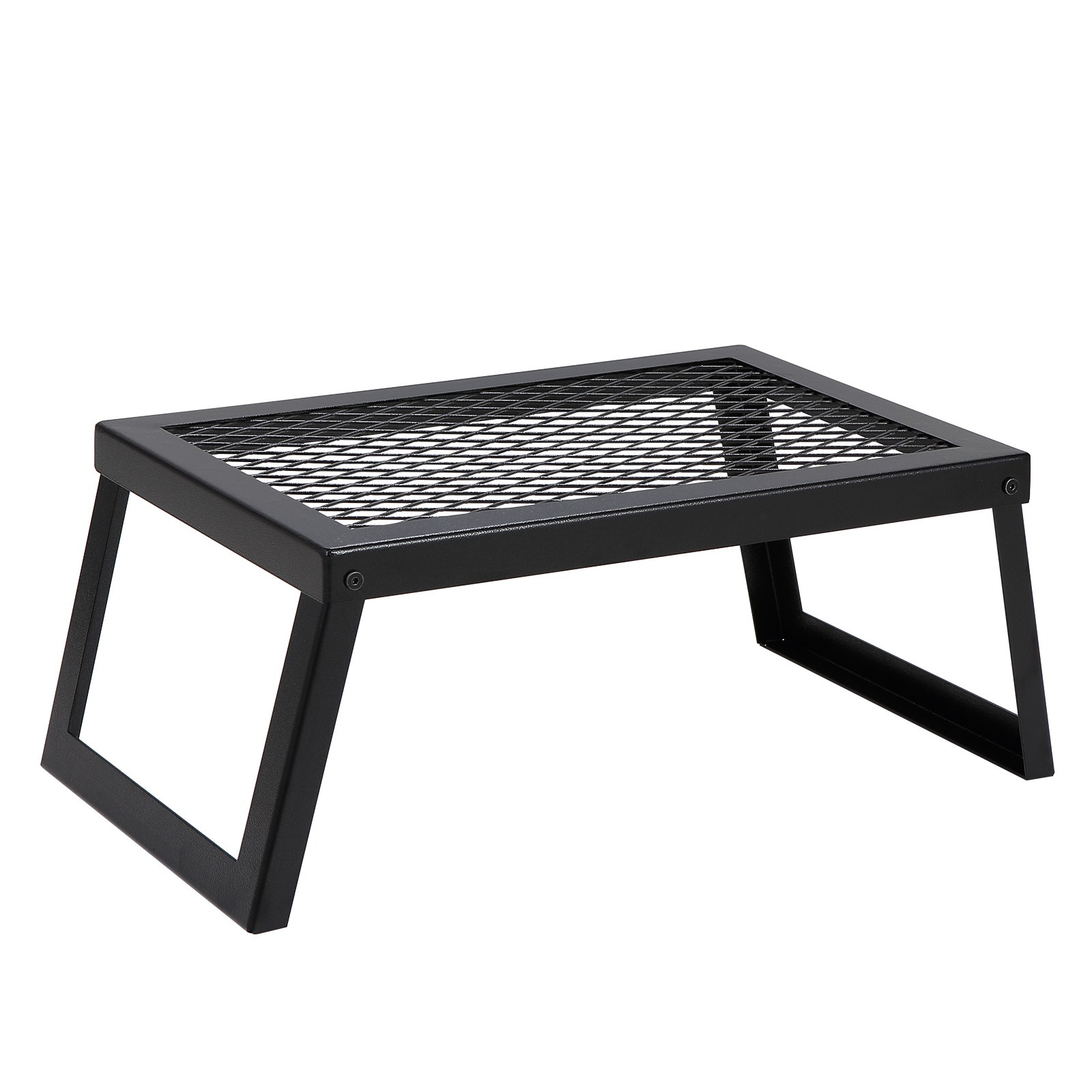 Vevor Folding Campfire Grill Portable Camping Fire Pit Steel Outdoor Bbq Picnic