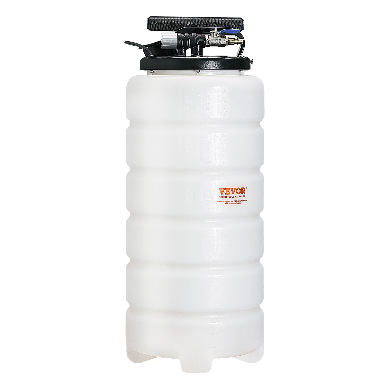 Image of Fluid Extractor, 15 Capacity, Pneumatic/manual Oil Changer Vacuum Fluid Extractor With Dipstick And Liquid Suction Hose, Oil Extractor Change Pump For Automotive Fluids Vacuum Evacuation