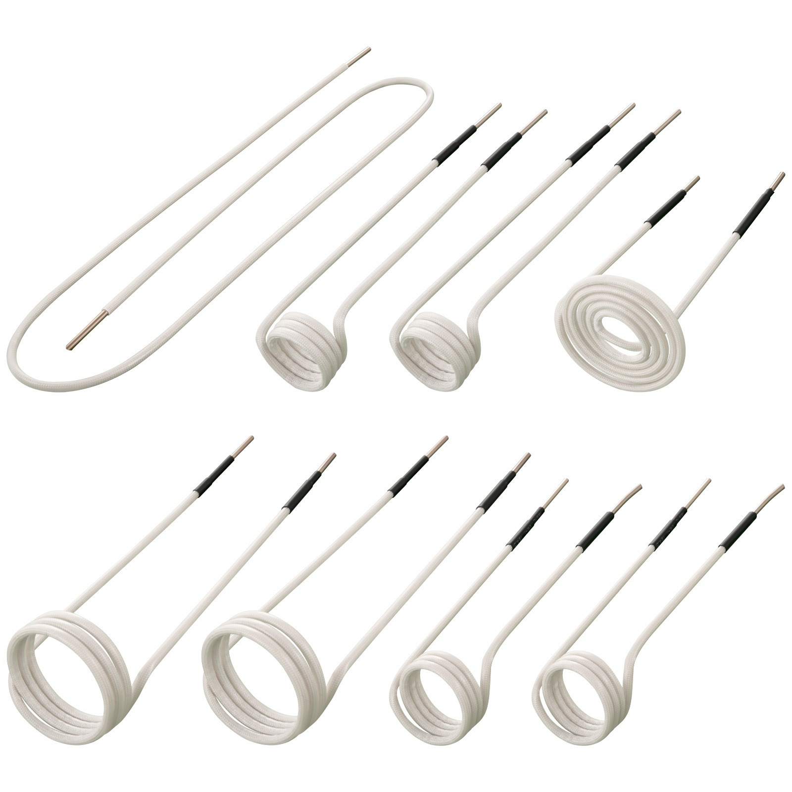Vevor Induction Heater Coil Kit Induction Coils 8pcs For Removing Rusty Bolts