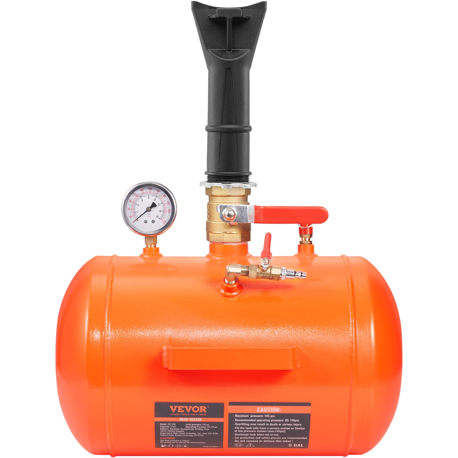 E-shop VEVOR Luftreifenfutter-Sitzer 5 Gal Blaster Reifenfüller für LKW-Sitze 145 PSI