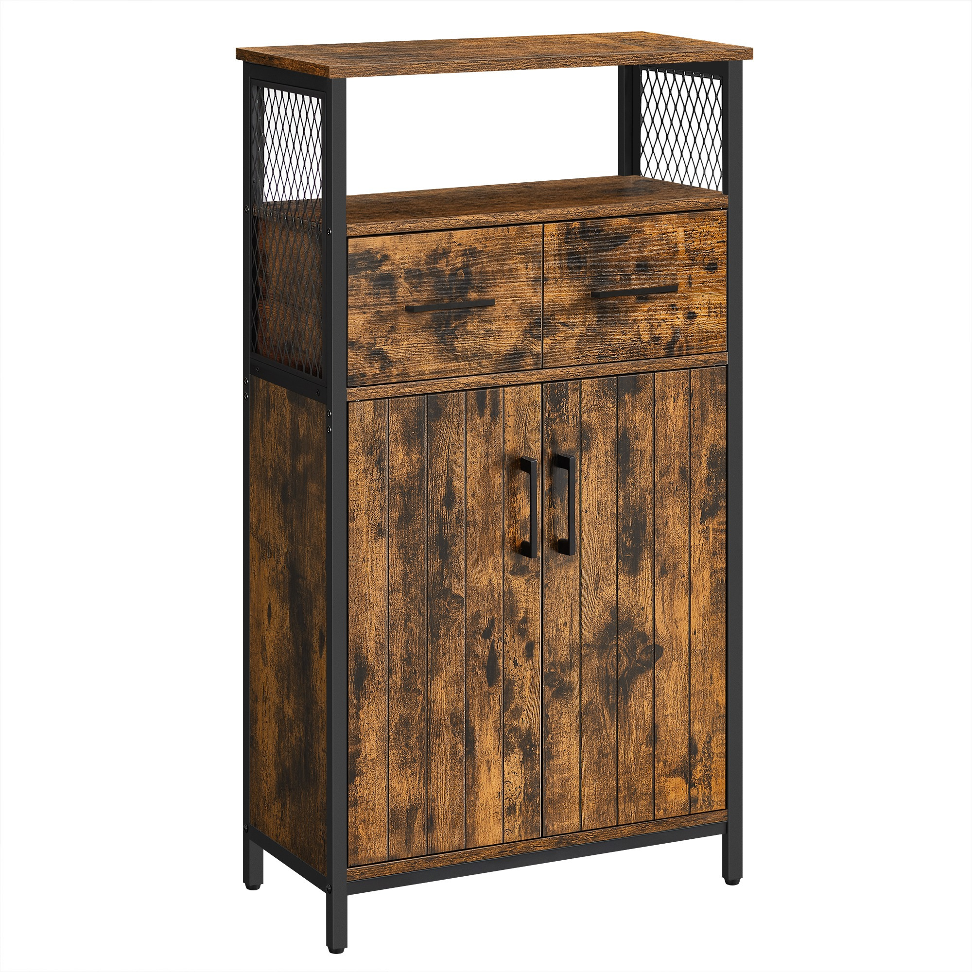Bathroom Cabinet, Sideboard, Adjustable Shelf Floor, Open Compartment