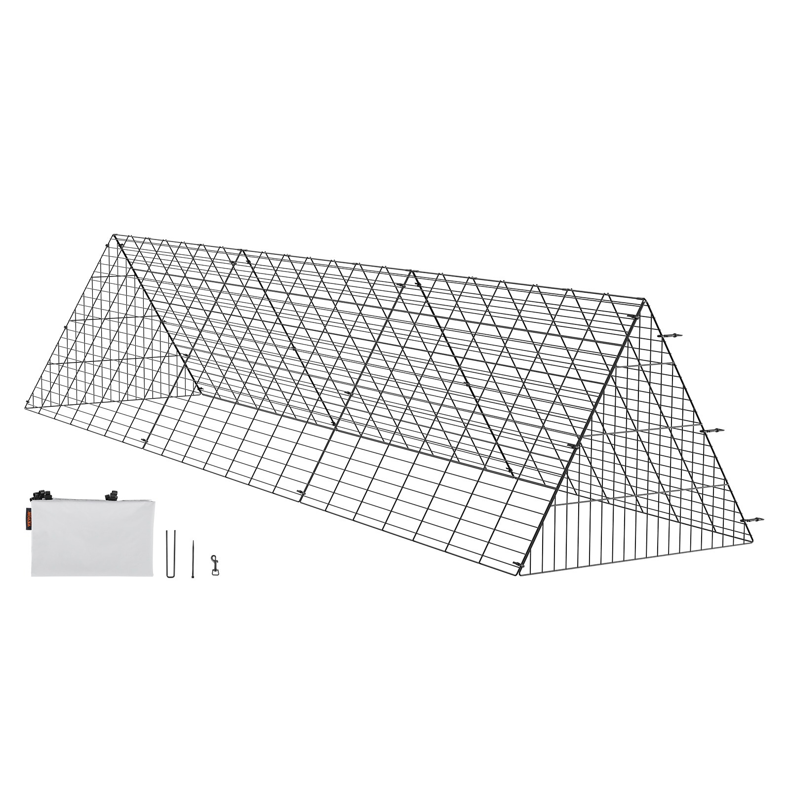 Image of Vevor Chicken Tunnels, 118.1 X 28 X 24.2 Inch (lxwxh) Chicken Tunnels For Yard, Tunnels For Outside , Chicken Coop Run, Suitable For Chickens, Ducks, Rabbits
