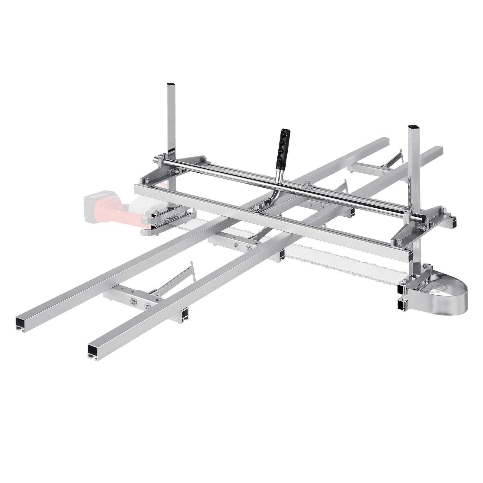 Vevor Chainsaw Mill And Rail Mill Guide System, Portable 14"-36" Guide Bar, 9ft Aluminum Saw Milling With Chainsaw Planking Mill For Woodworkers And Carpenters