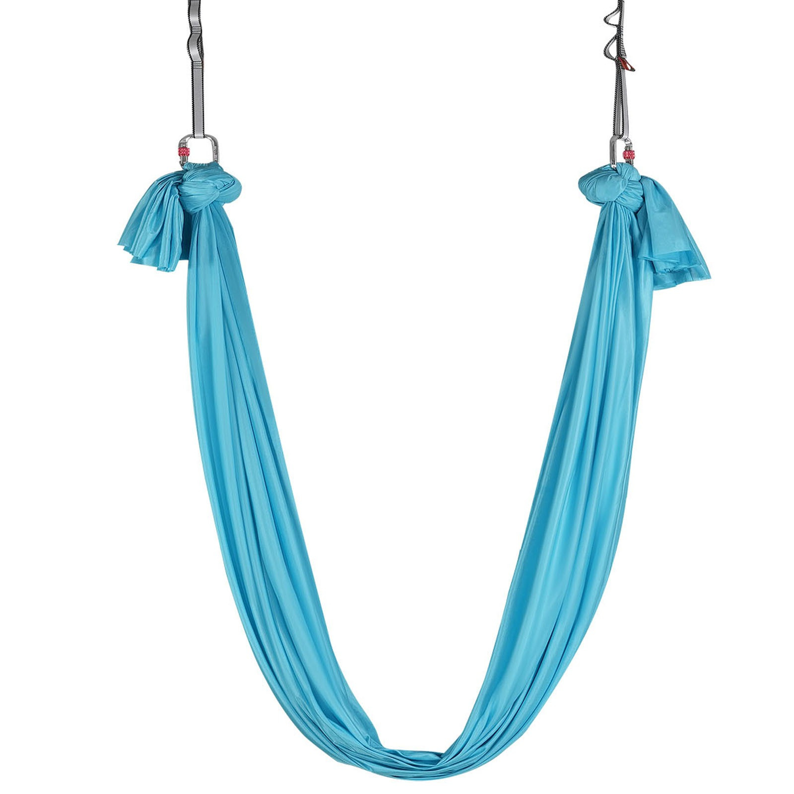 Image of Vevor Aerial Yoga Hammock And Swing, 5.5 Yards, 100 G/m², Complete Hardware For Equipment And Simple Installation Guide, Anti-gravity Flight For All- Bodybuilding, Blue