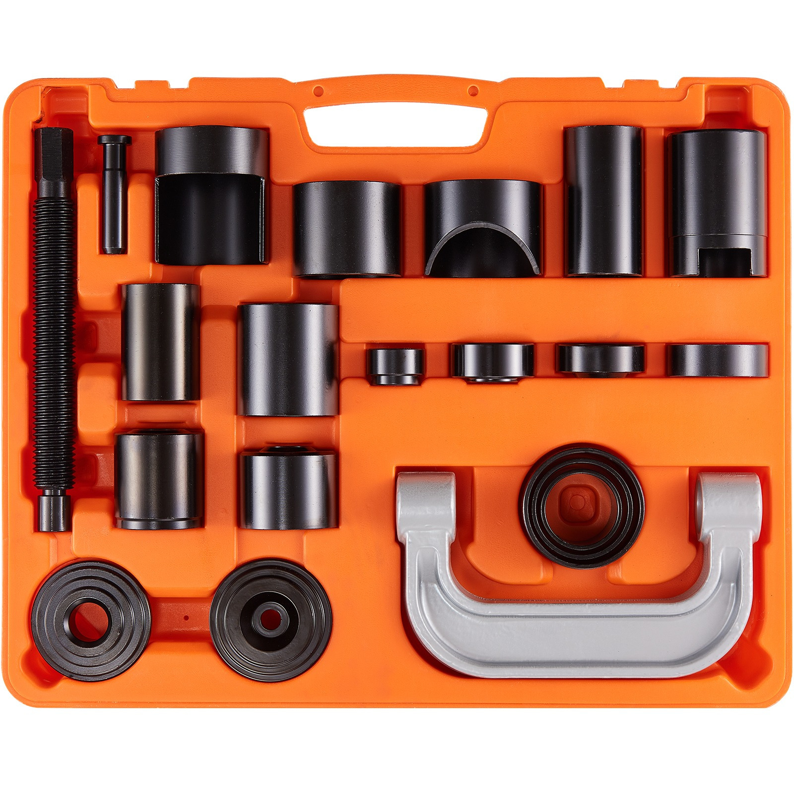 Image of Vevor Ball Joint Press Kit, 21 Pcstool Kit, Ball Joint Remove And Install Tools, For Most 2wd And 4wd Cars, Heavy Duty Ball Joint Repair Kit For Automotive Repairing