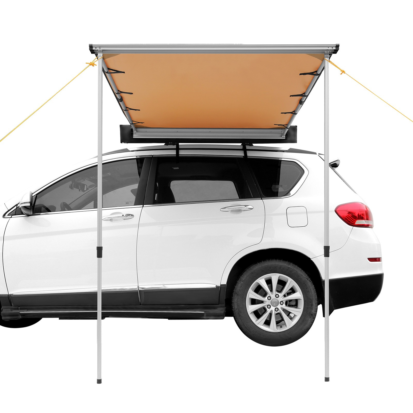E-shop VEVOR Auto-Sonnenschutz, Große 4,6'x6,6' Schattenabdeckung, PU3000mm Ausziehbarer Auto-Sonnenschutz mit Aufbewahrungstasche, Geeignet für LKW,