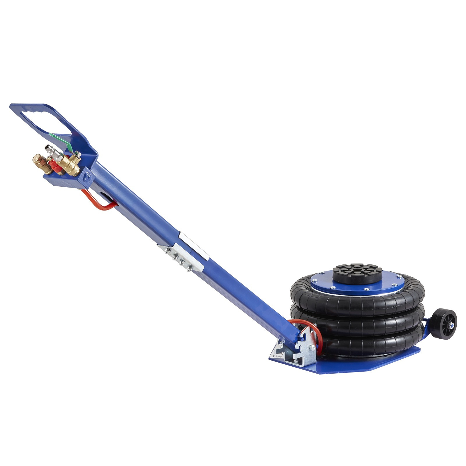 TEMU Air Jack, martinetto pneumatico a sacca da 3 tonnellate/6600 libbre, martinetto con sei tubi in acciaio, sollevamento fino a 17.7", sollevamento