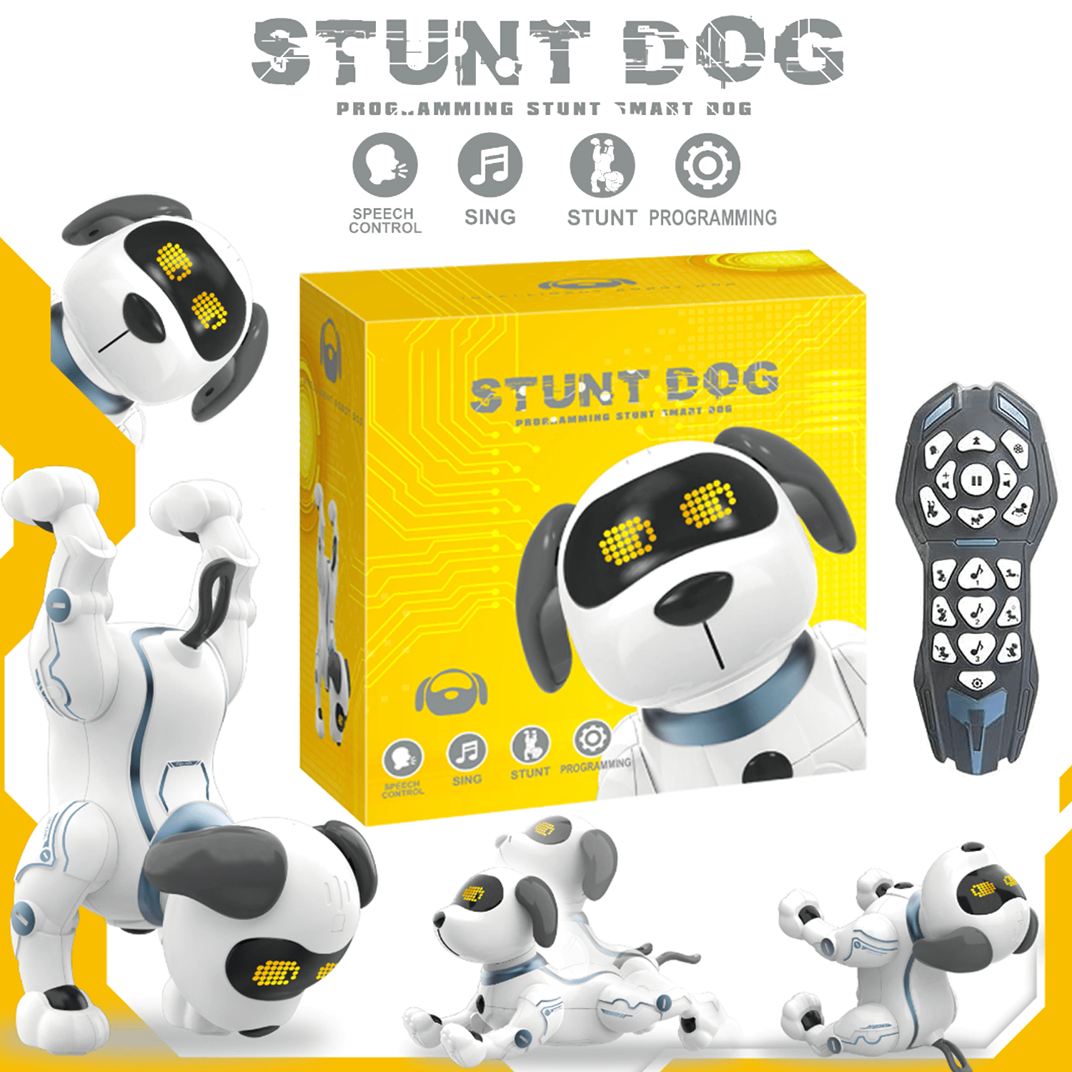 

Remote Control Robot Dog Toys, Remote Control Dogs That Sing, Dance And , , Christmas Gifts, Birthday Gifts, Best Gifts