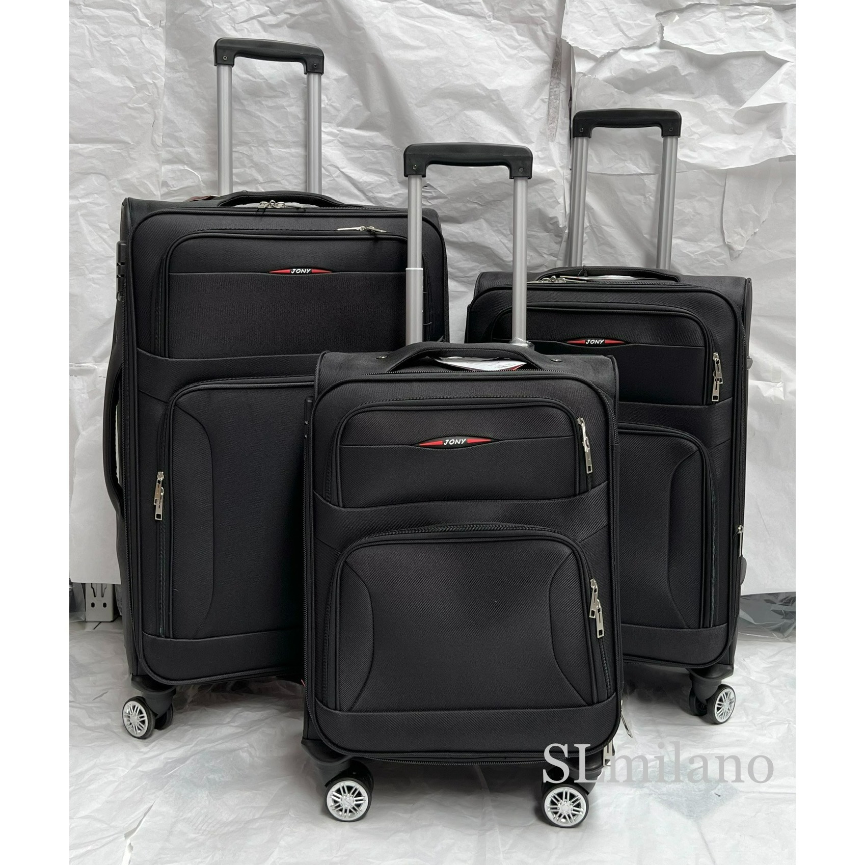 TEMU Set Of Fabric Suitcases