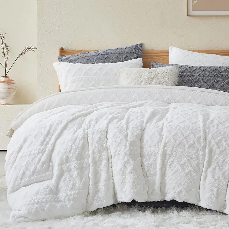 warme bettwäsche flanell flauschig plüsch winterbettwäsche
