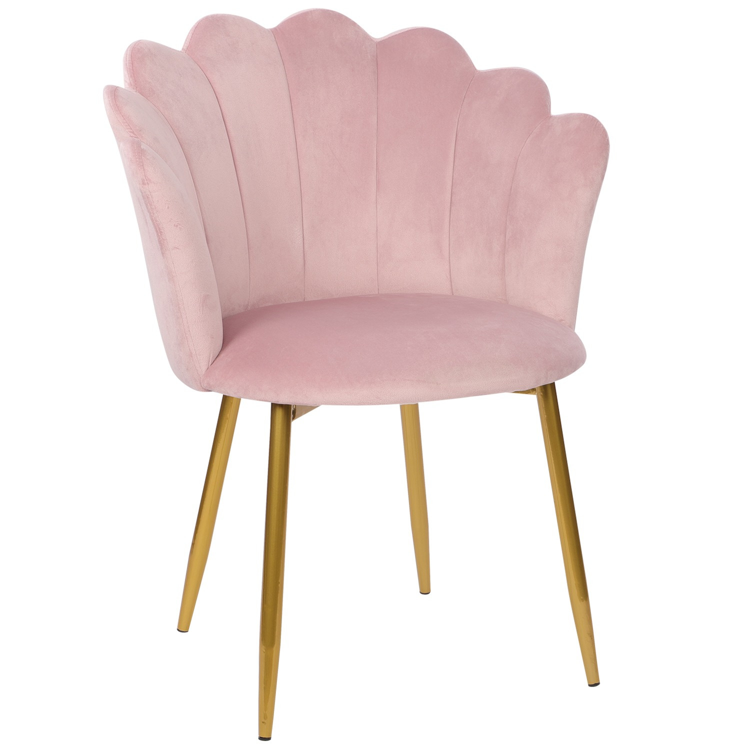 tub armchair velvet shell chair single sofa chair chair with gold plated metal feet lounge chair dressing chair for home office bedroom living room and dining room