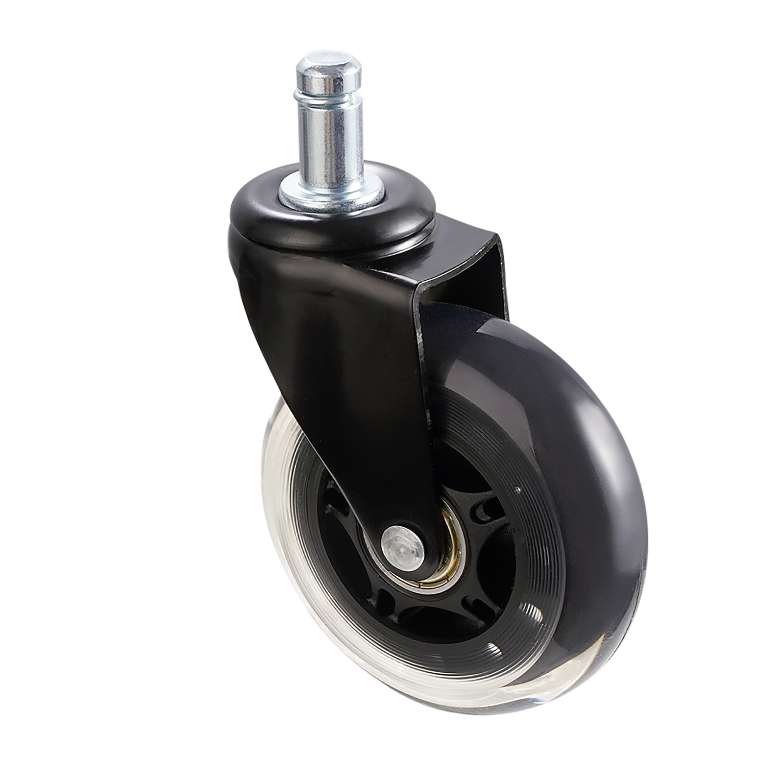 TEMU VEVOR Set di Ruote Girevoli di Ricambio per Sedia da Ufficio da 5 Pezzi Diametro 76,2 mm, Ruote Pivotanti 5 Pezzi per Sedia da Computer per
