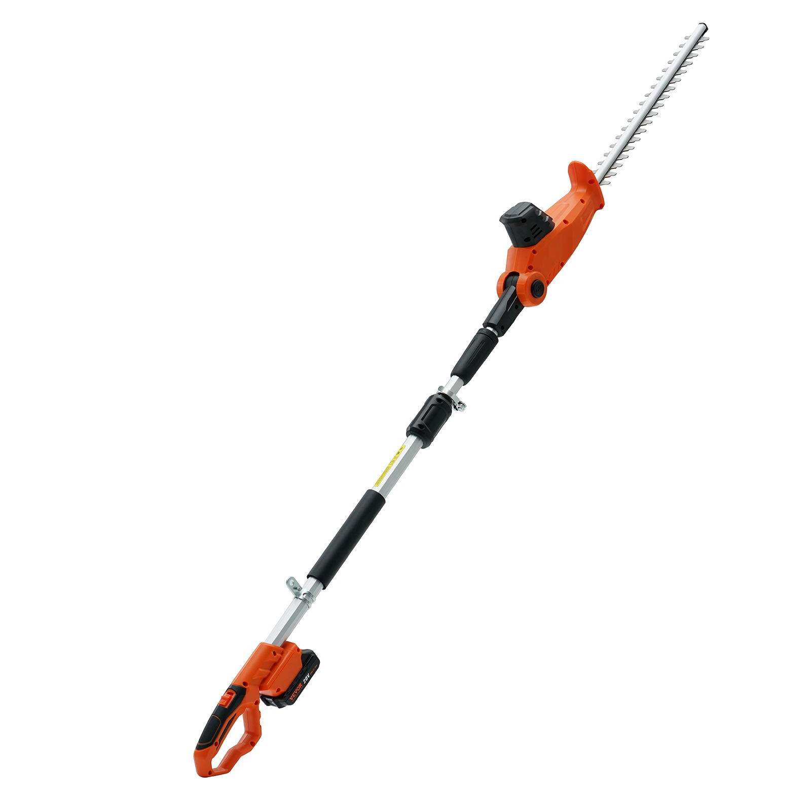 TEMU Vevor 20v Cordless Hedge Trimmer Telescoping Pole Hedge Trimmer 18 Inch Blade