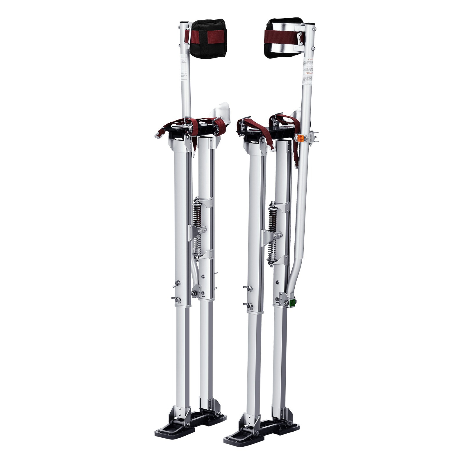 Vevor Drywall Stilts, 36''-50'' Adjustable Aluminum Tool Stilts With Protective Knee Pads, Durable And Non-slip Stilts For Sheetrock Painting, Walking, Taping, Silver