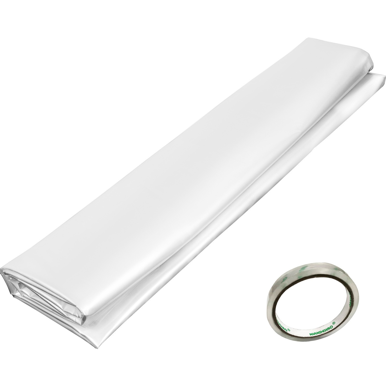 Image of Vevor Greenhouse Film 20 X 28 Ft, Greenhouse Polyethylene Film 6 Mil Thickness, Greenhouse Plastic Greenhouse Clear Plastic Film Uv Resistant, Polyethylene Film Keep Warming, Superior Strength
