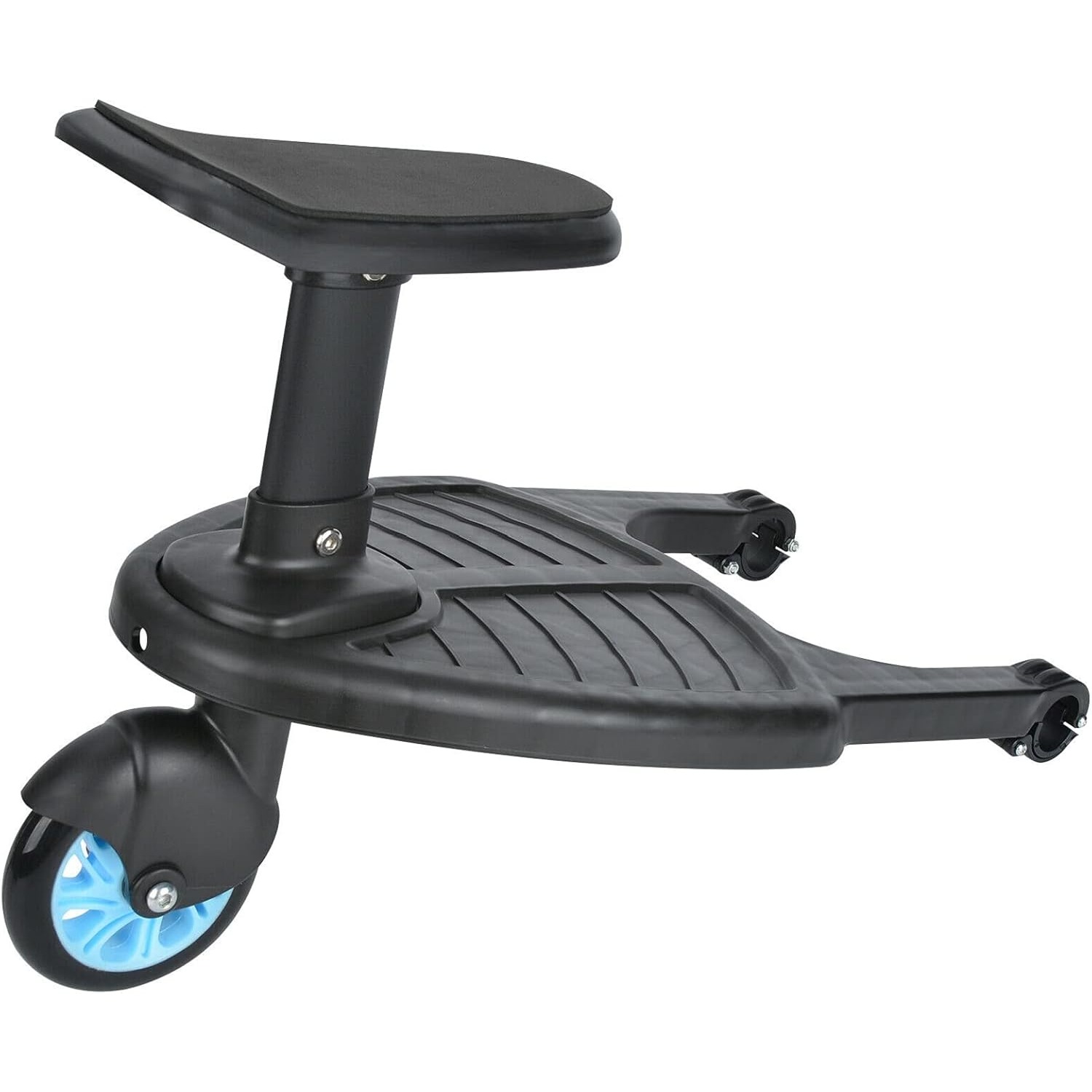 TEMU Board With Seat Board Compatible Extra-large Platform Board Standing Board Seat Stand Pedal Blue