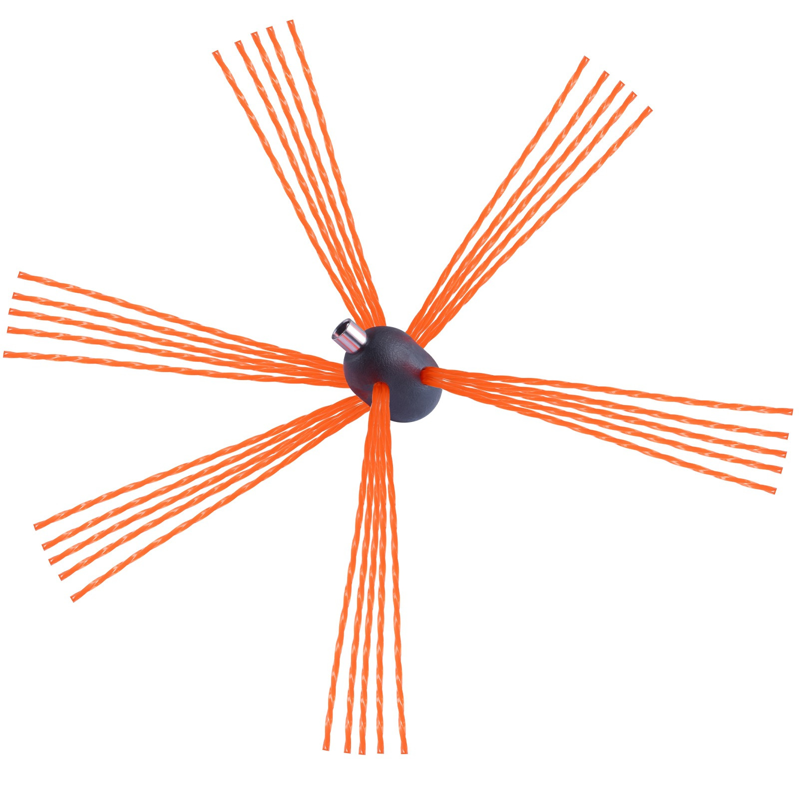 TEMU Vevor 10 M Chimney Sweep Kit, W/ 10 Reinforced Nylon Flexible Rods, Ergonomic Chimney Cleaning Brush, 360-degree Brush Chimney Cleaner, For