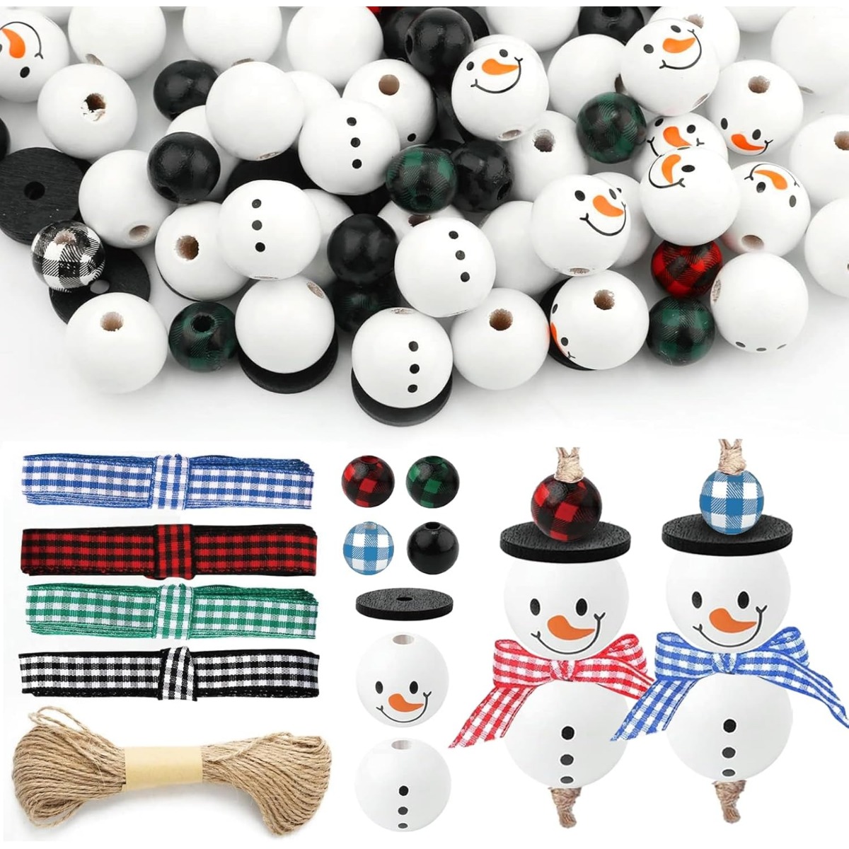 

32 Snowman Wooden Kit Wooden Christmas Snowman For 20mm Wooden Christmas Diy Christmas Decorations