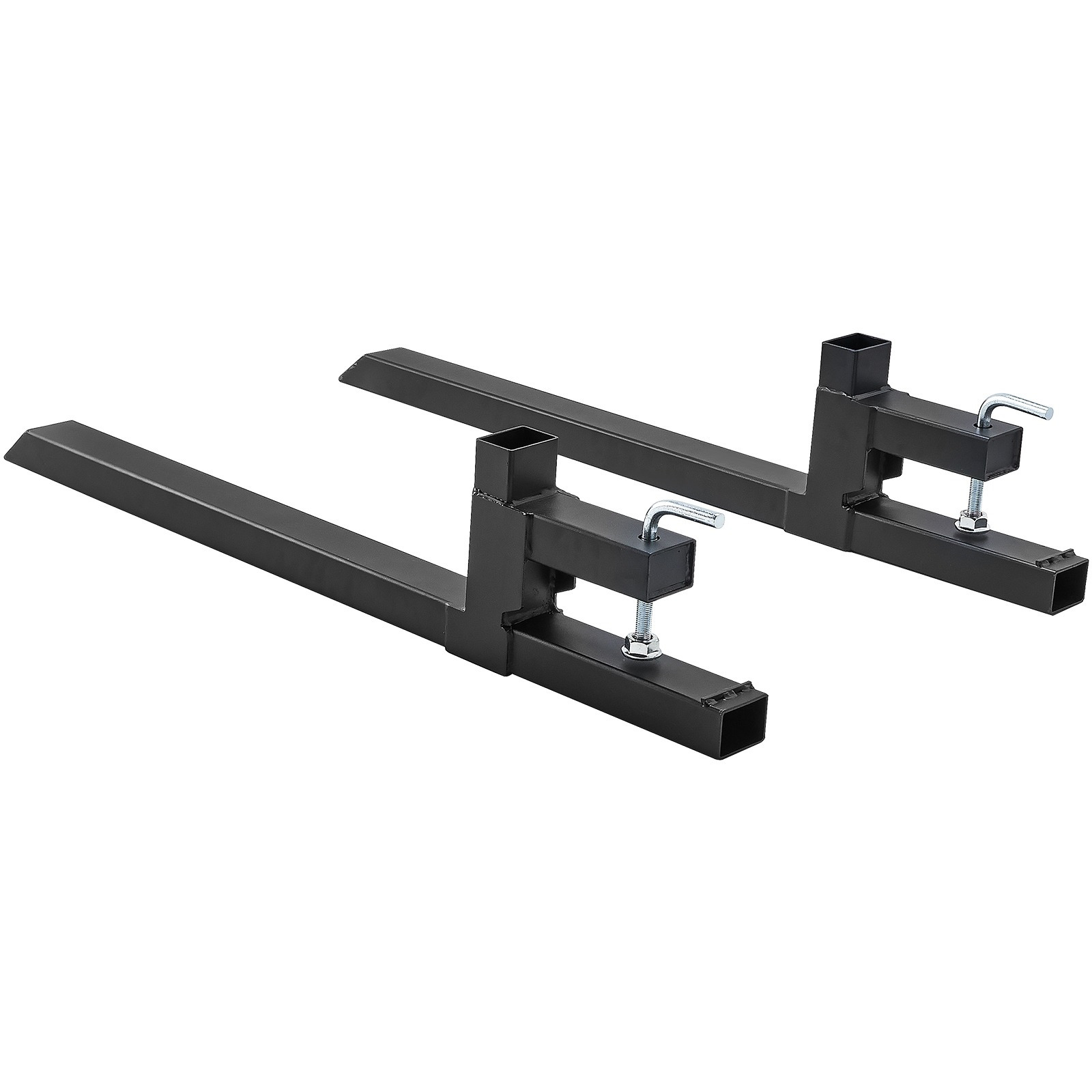 Image of Vevor Pallet Forks 109cm Length Max. Load Capacity 907kg, Pair Of Load Handling Forks For Tractor Buckets Mini Excavators In Steel, Removable Buckets Forks For Load