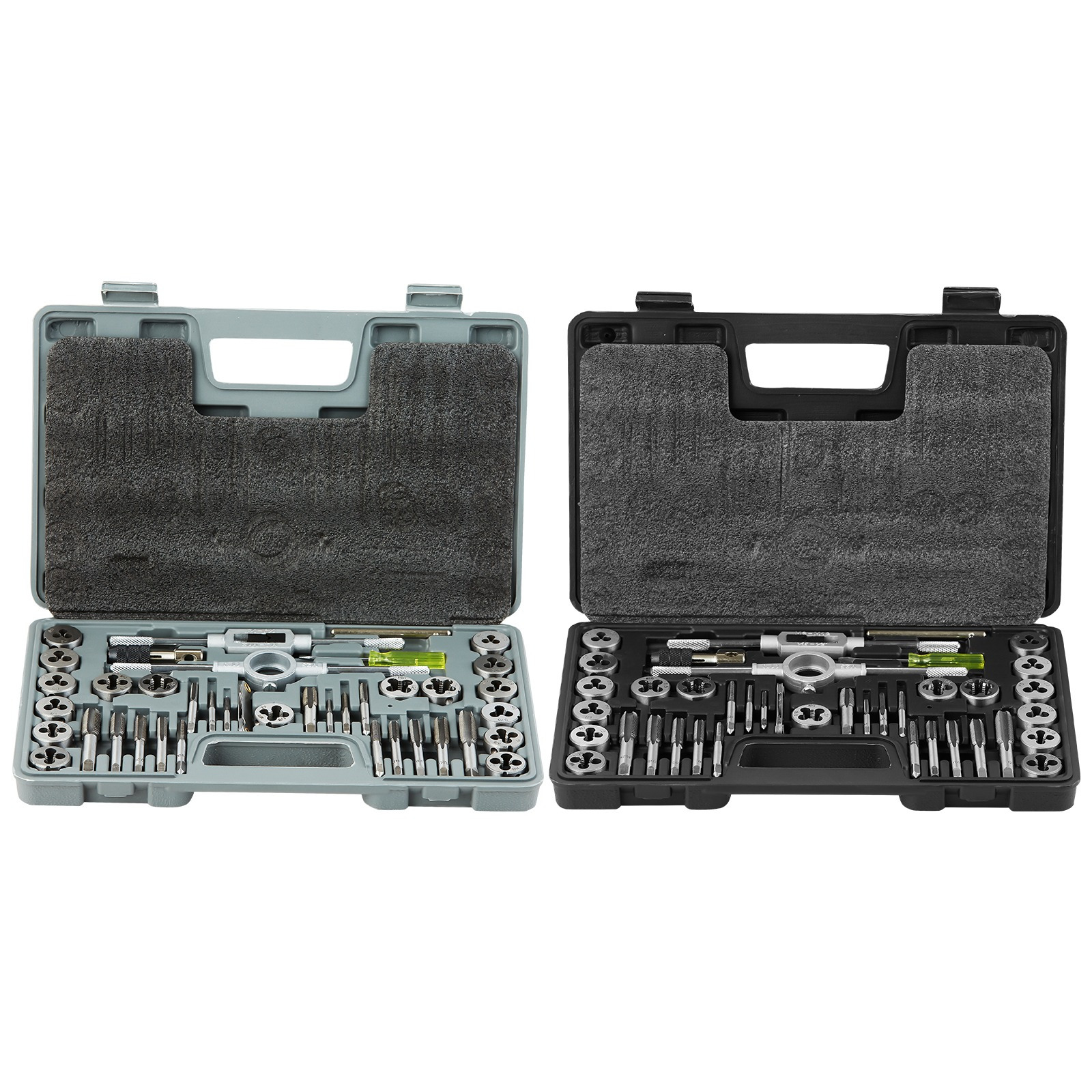 Vevor Tap And Die Set 80pcs Metric And Sae Standard Bearing Steel Threading Tool
