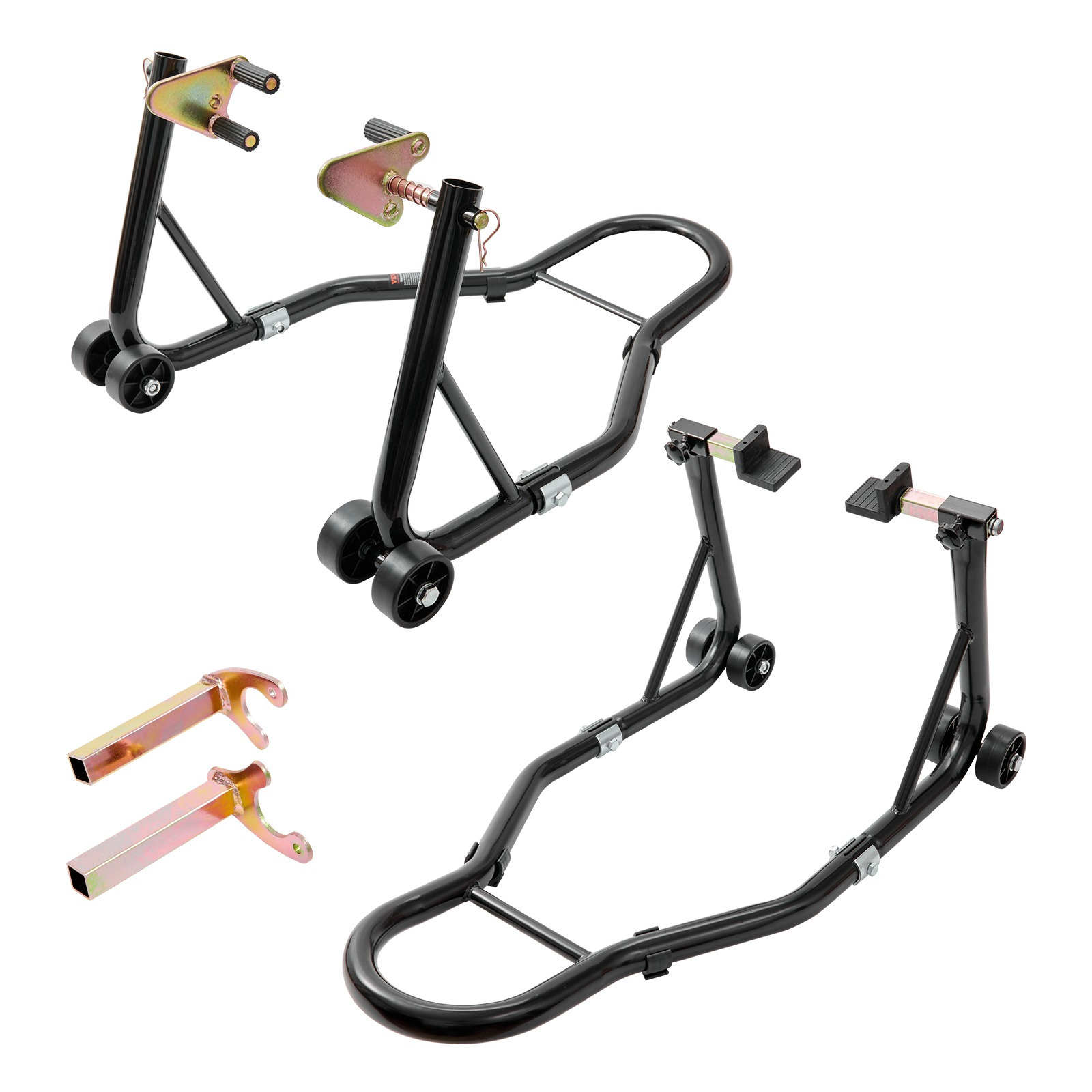 Vevor Rear Front Wheel Stand For Motorcycle Bike Lifting Max. Load Capacity 390kg, Motorcycle Bike Stand For Workshop Suitable + L Dual Fork Head