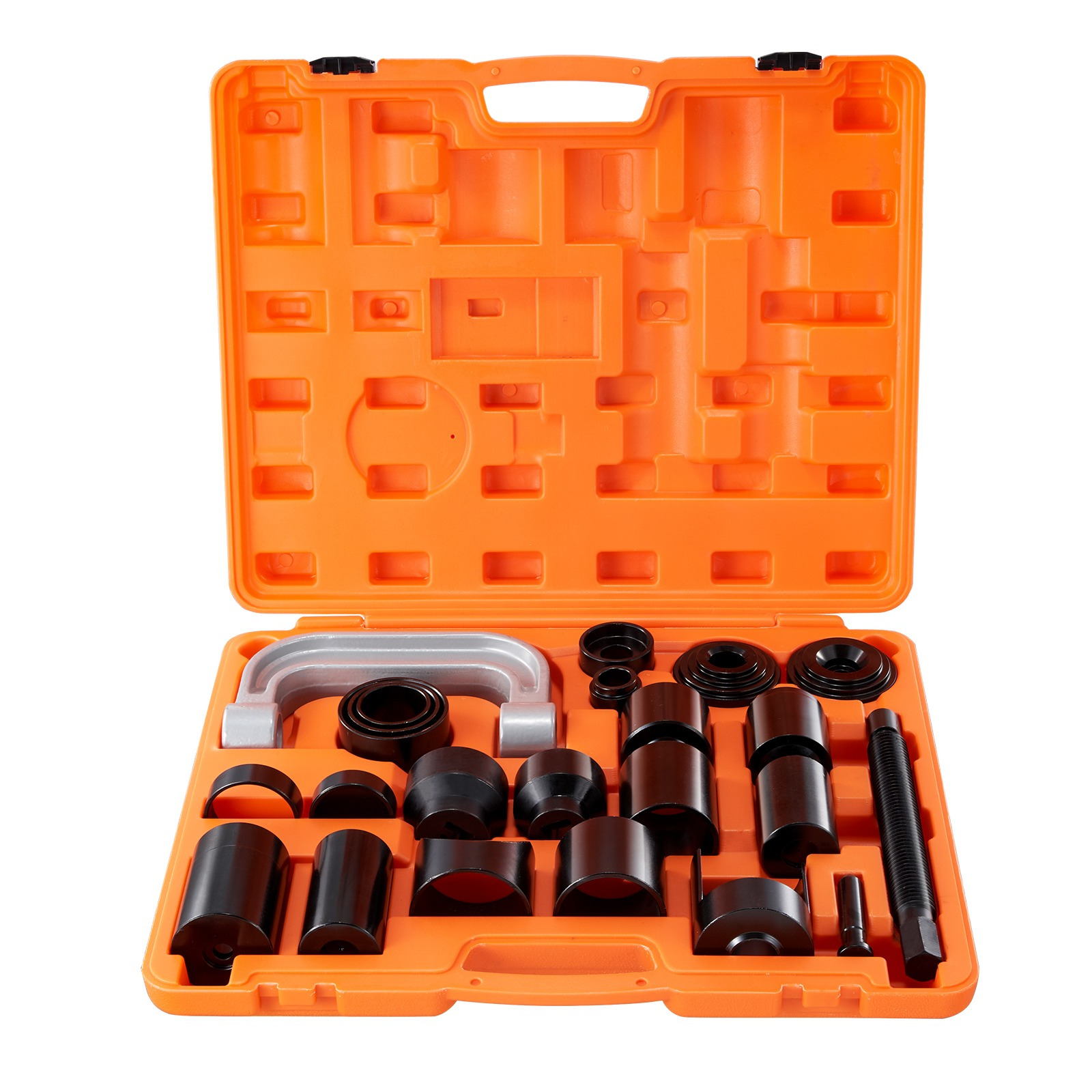 Vevor 23-piece Ball Joint Press Kit In Workshop Case For Car 2wd/4wd Vehicle Carbon Steel Material, 23 Pcs Ball Joints Equipment Kit Frame