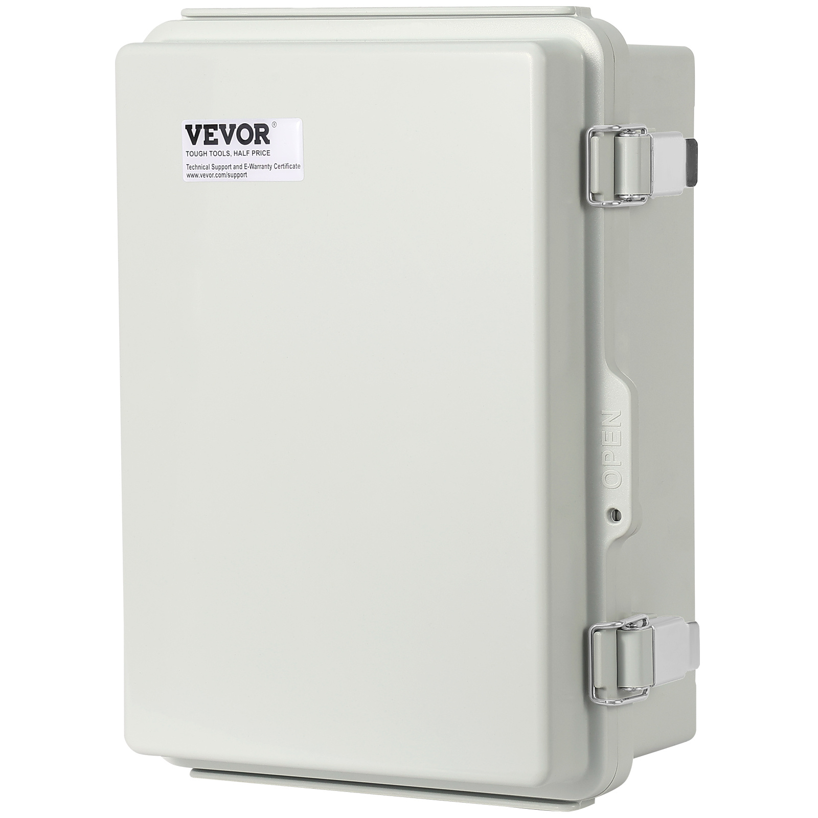Image of Vevor Outdoor Electrical Junction Box, X 7.87 X 7.08 In, Abs Plastic Electrical Enclosure Box With Hinged Cover Stainless Steel Latch