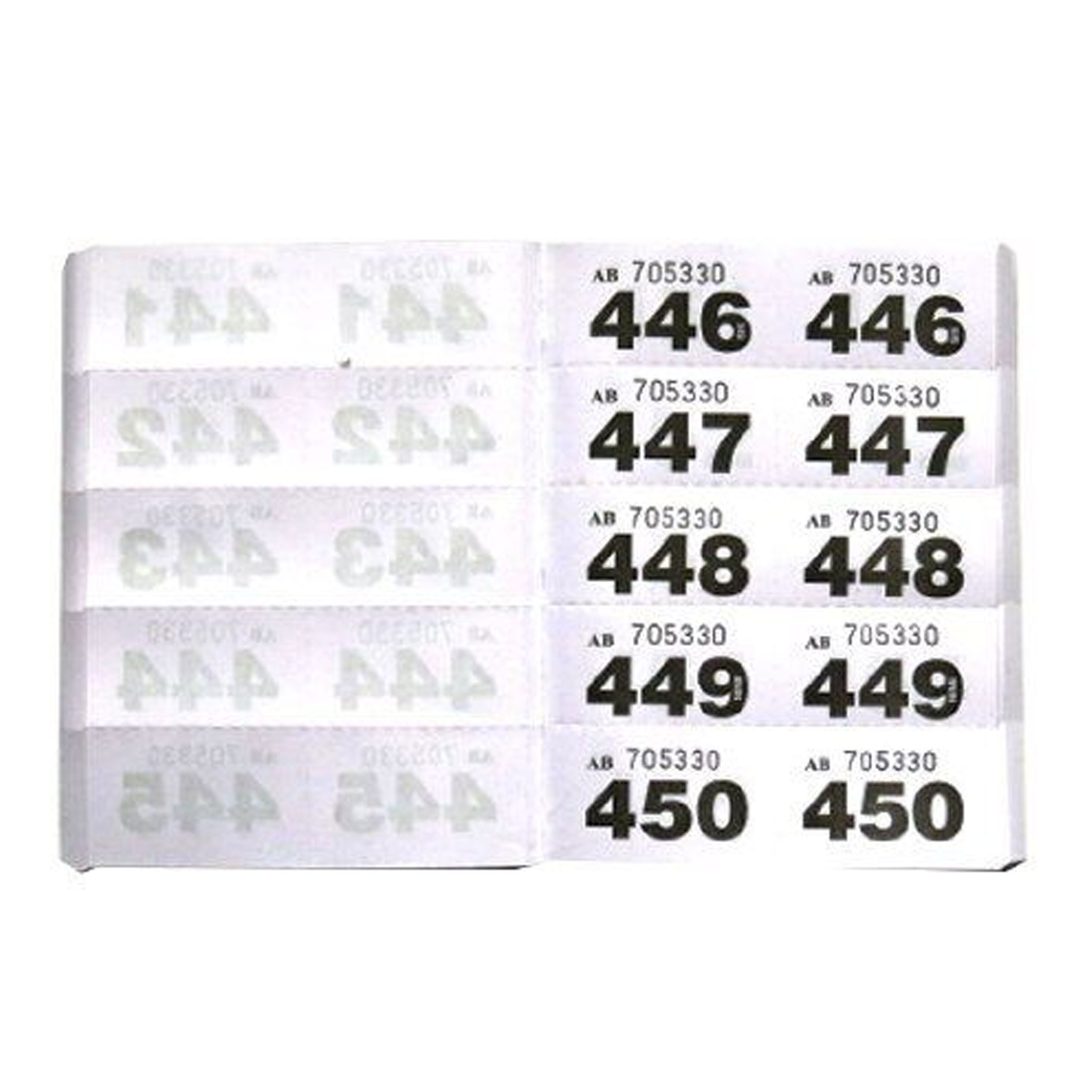 TEMU 1000 Raffle Tickets Draw Numbered Security White 1000 Tickets In A Book
