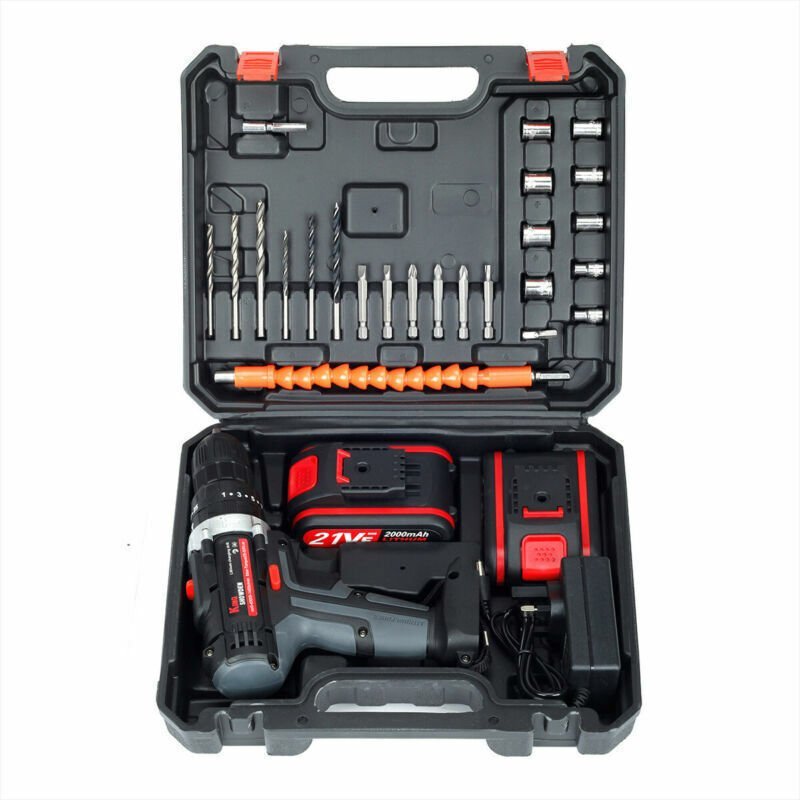 

1 Multifunctional Screwdriver Set And Impact Drill Set Suitable For Carrying Around A Tool Box