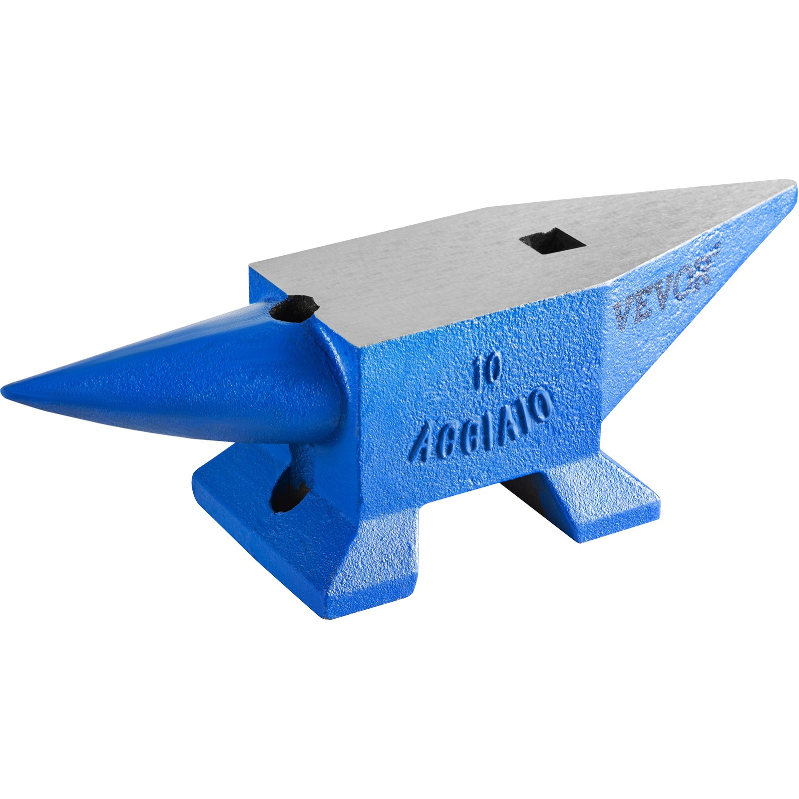 E-shop Stahl Amboss Schmiede 22LBS (10KG) Geschmiedeter Stahl mit Rund- und Quadratloch