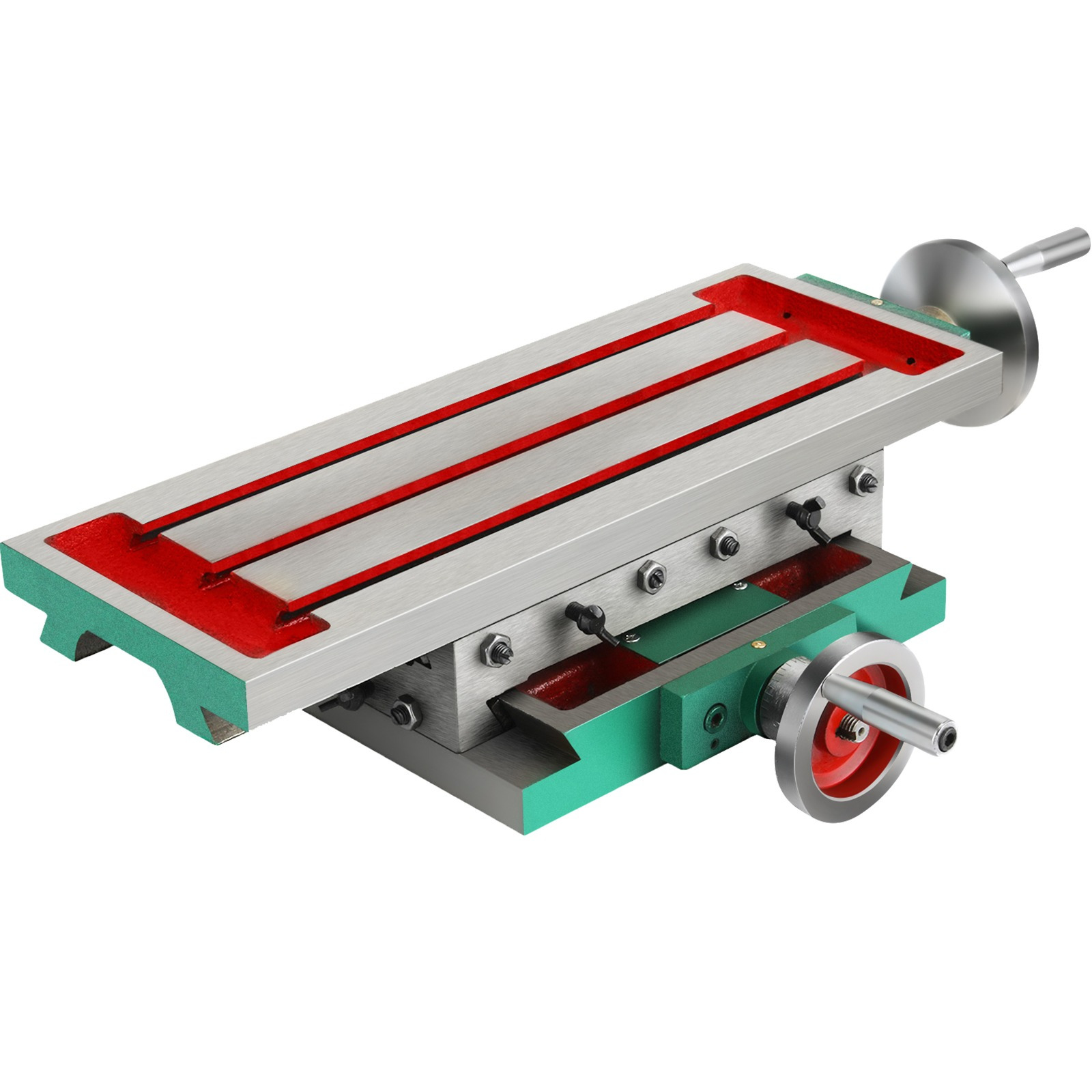 Vevor Milling Working Table 17.7 X 6.7 Inch, Compound Milling Machine Work Table 2 Axis 4 Ways Move, Multifunction Milling Working Table Heavy-duty Structure, For Milling And Drilling Machine