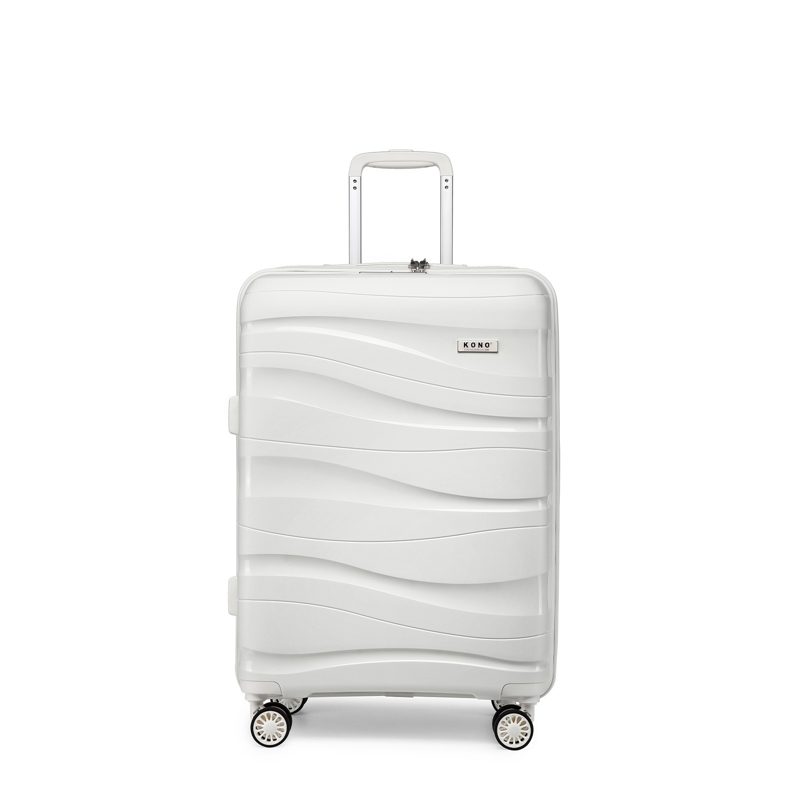Image of Luggage Sets Of 2 Piece Lightweight Polypropylene Hard Shell Suitcase With Spinner Wheels Travel Carry On Hand Cabin Luggage Case Back To School Holiday Gift