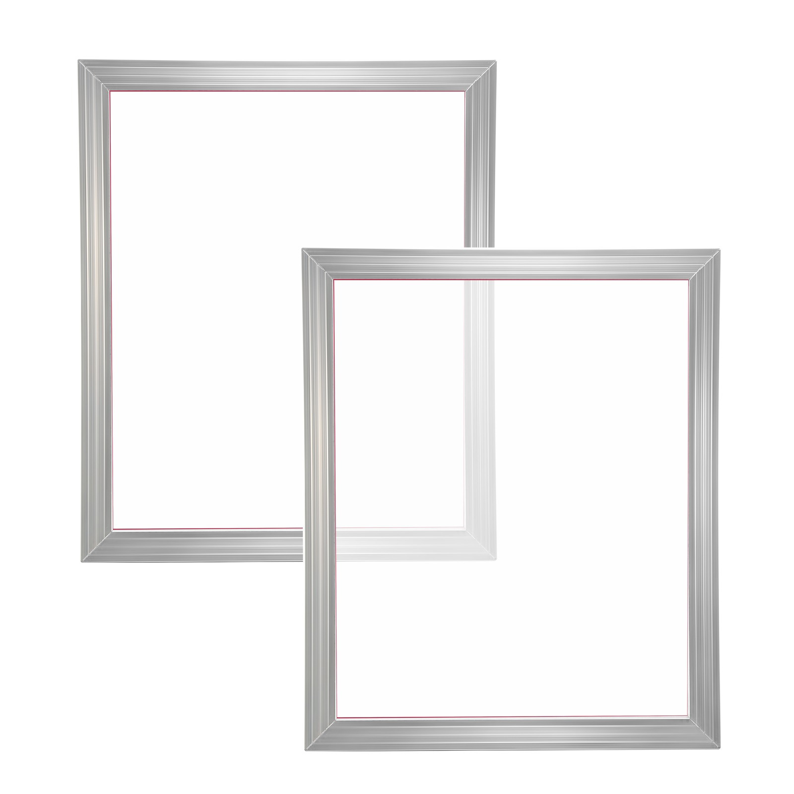 Image of Vevor Screen Printing Kit, 2 Pieces Aluminum Silk Screen Printing Frames, 20x24inch Silk Screen Printing Frame With 160 Count Mesh, Nylon Mesh And Sealing Tape For T-shirts Diy Printing