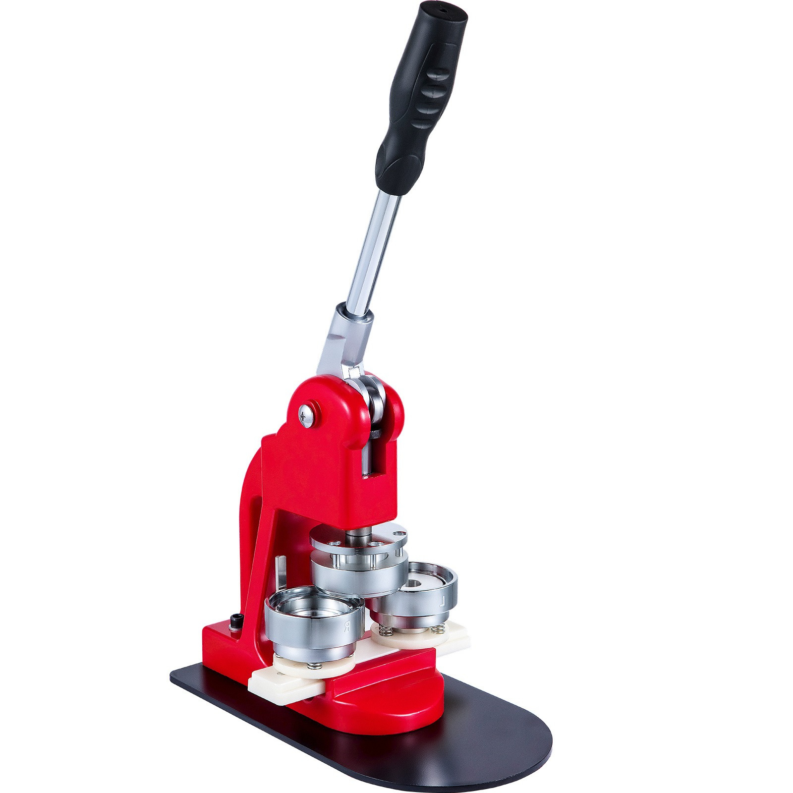 Image of Vevor Button Maker 44mm 1.75inch Button Maker Machine Badge Punch Press Pin Button Maker With Free 1000 Pcs Button Parts And Circle Cutter (1000pcs 44mm 1.75inch)