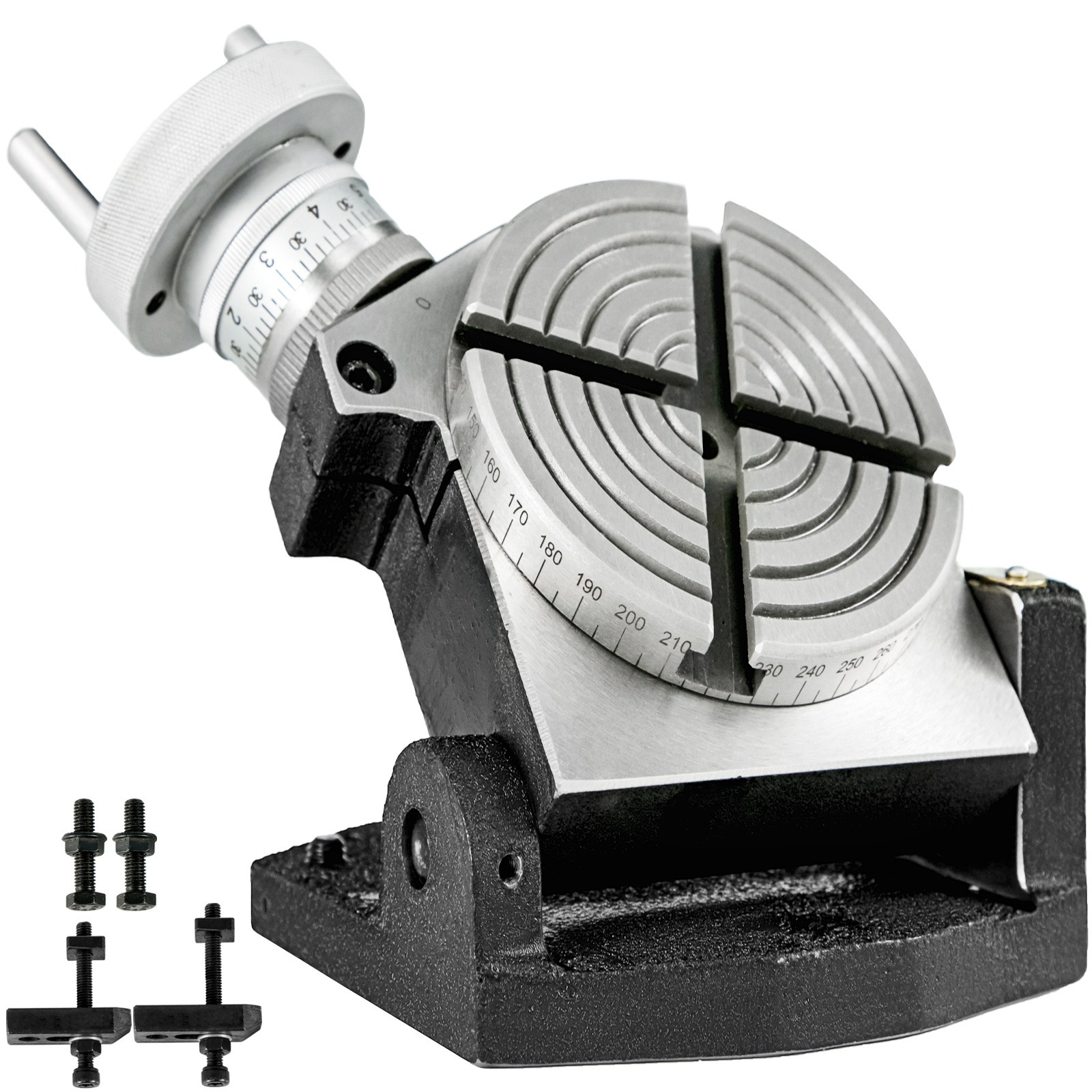 Vevor Rotary Table 4inch/100mm Horizontal Vertical Rotary Table 4-slot Rotary Table For Milling Machine Rotary Table For Milling Precision Rotary Table