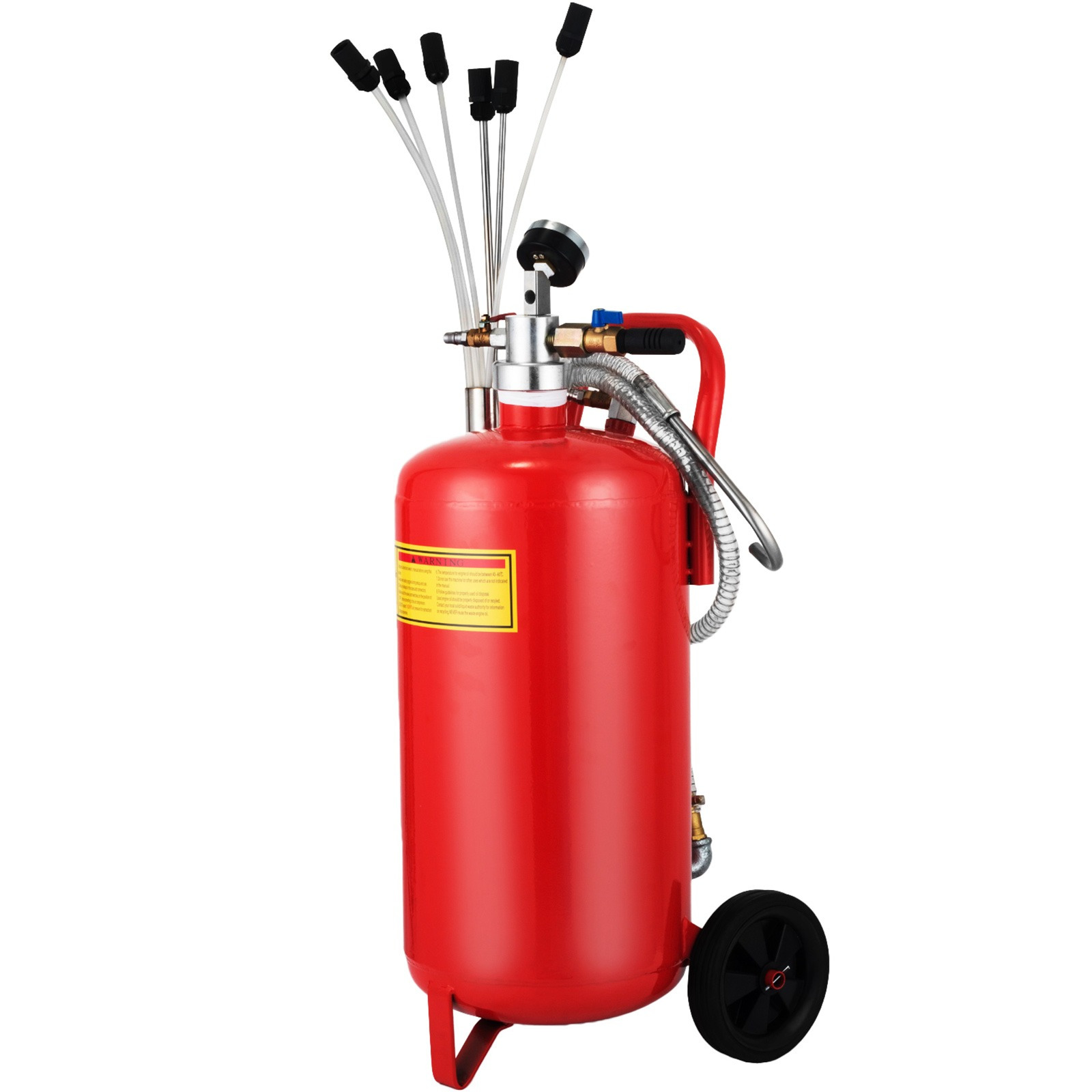 Image of Vevor 5 Gallon/22.7l Oil Extractor, Portable Air Pneumatic Waste Oil Garage Extractor Drain Draine Tank