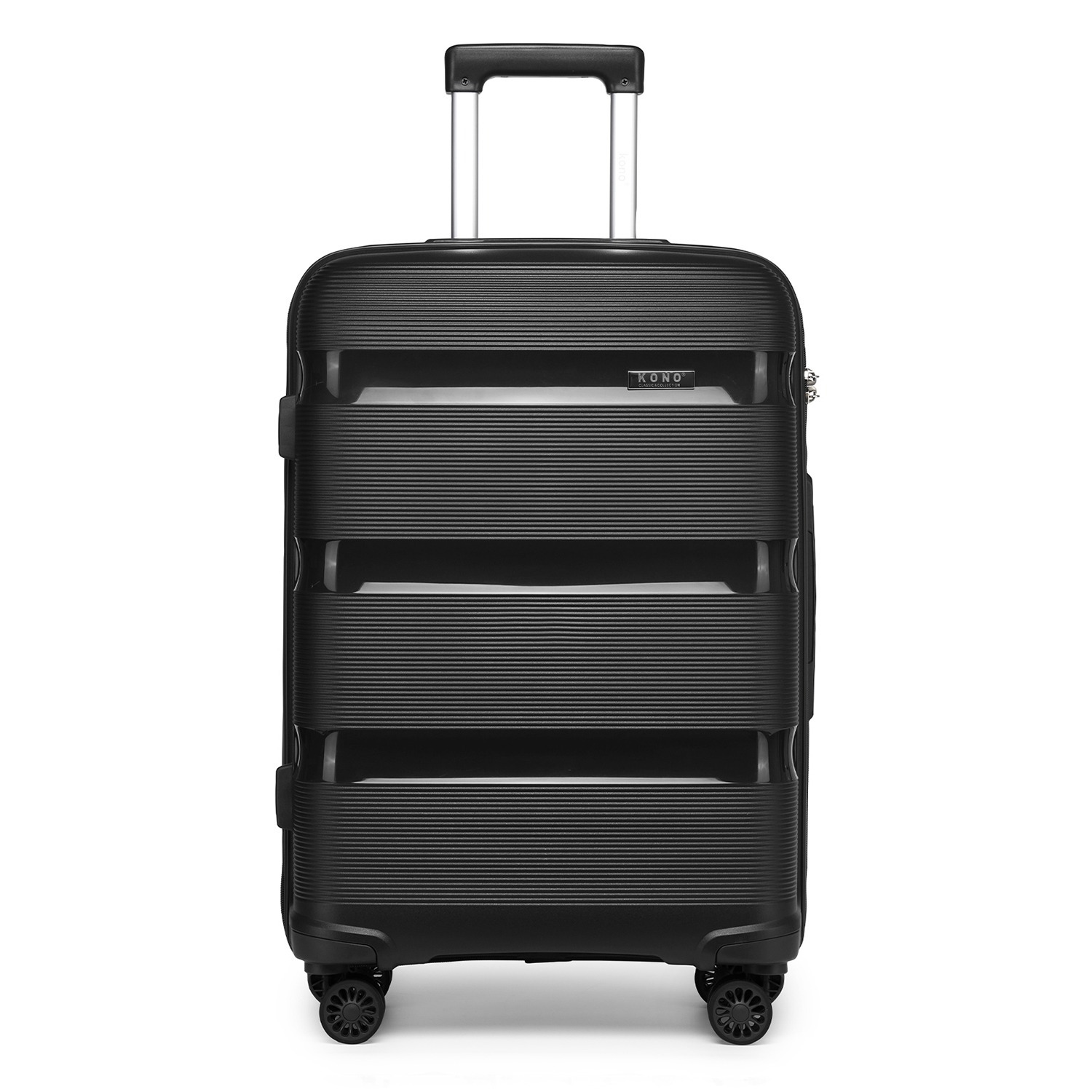 Image of 1pc Of 65x44x27cm 24 Inch Medium Luggage 66l Lightweight Polypropylene Hard Shell Suitcase Back To School Holiday Gift