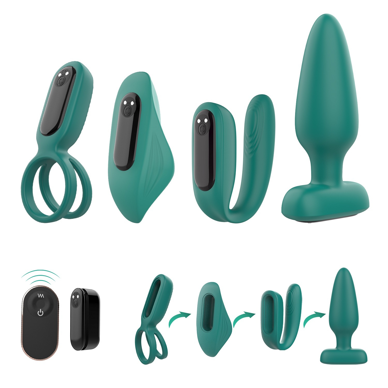 start   - 7er set mit fernbedienung ipx7 wasserdicht Produktdetails 0