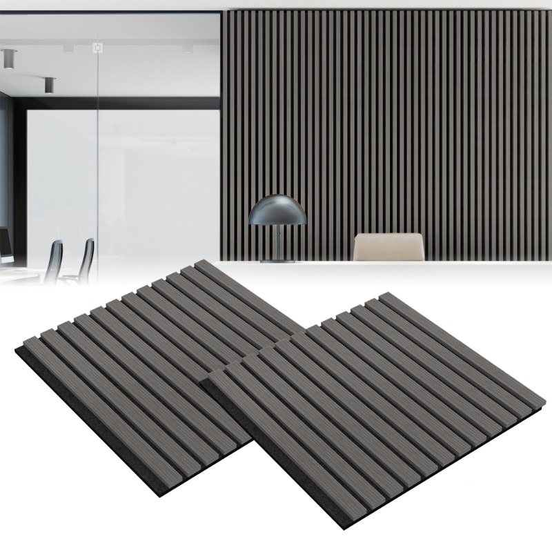 

Acoustic Wood Wall Panels Soundproofing Panels For Home Office Theater 60x60cm Or 120x60cm