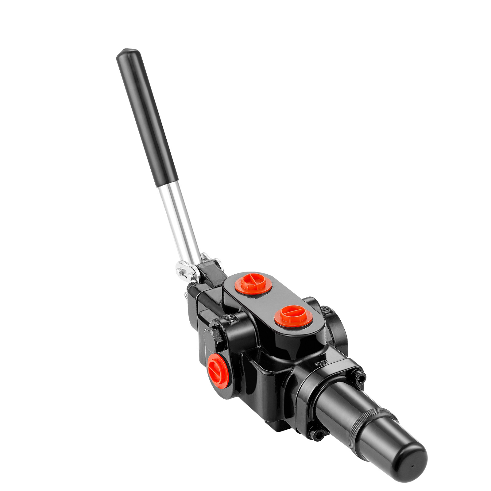 Image of Vevor Hydraulic Log Splitter Valve 1 Spool, 25 Gpm Hydraulic Directional Control Valve, 3626psi Hydraulic Loader Valve, Hydraulic Joystick Control Valve For Small Tractors, Loaders, Log Splitter