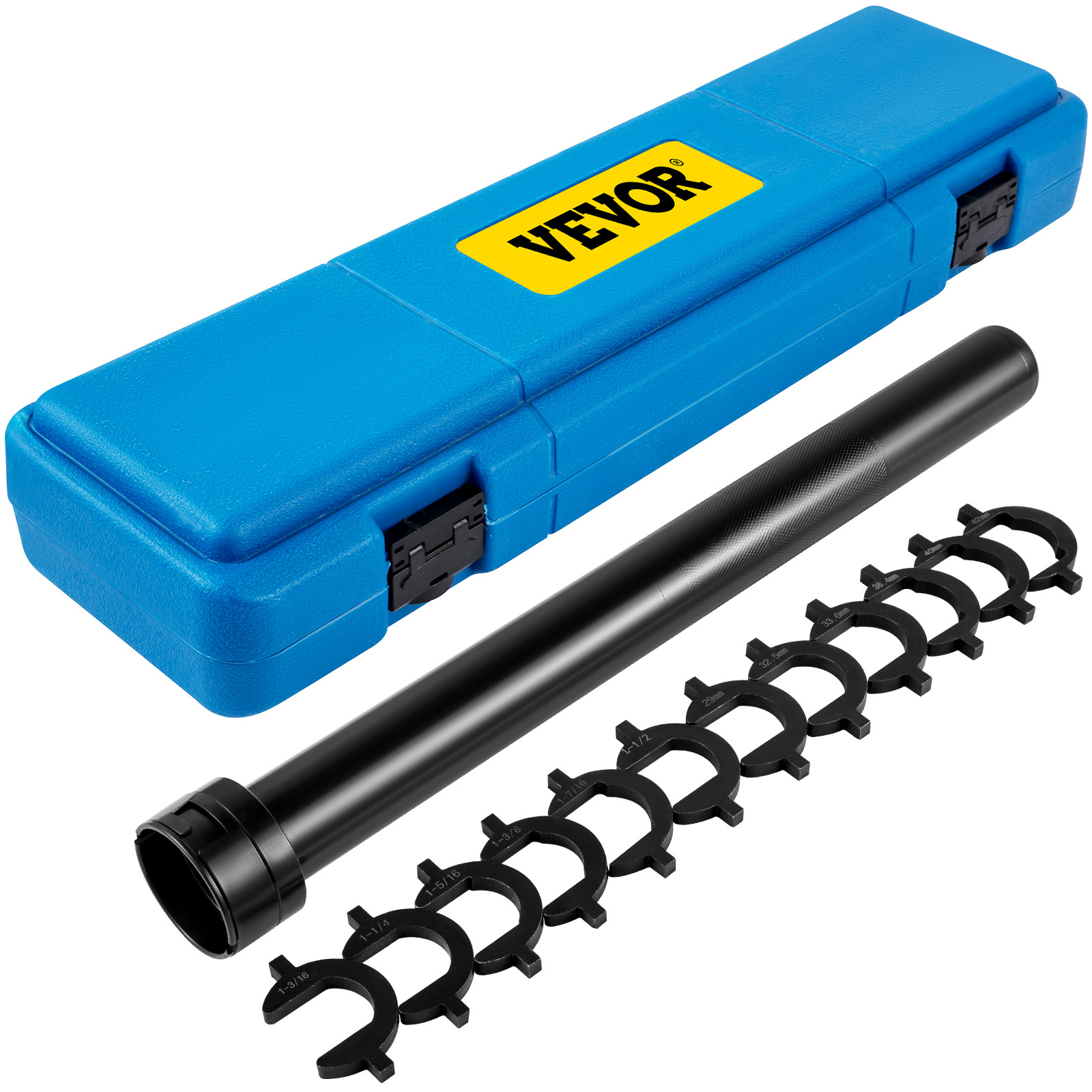 TEMU 13pcs Inner Tie Rod Removal Installation Tool Set 12 Sae & Metric Adaptors