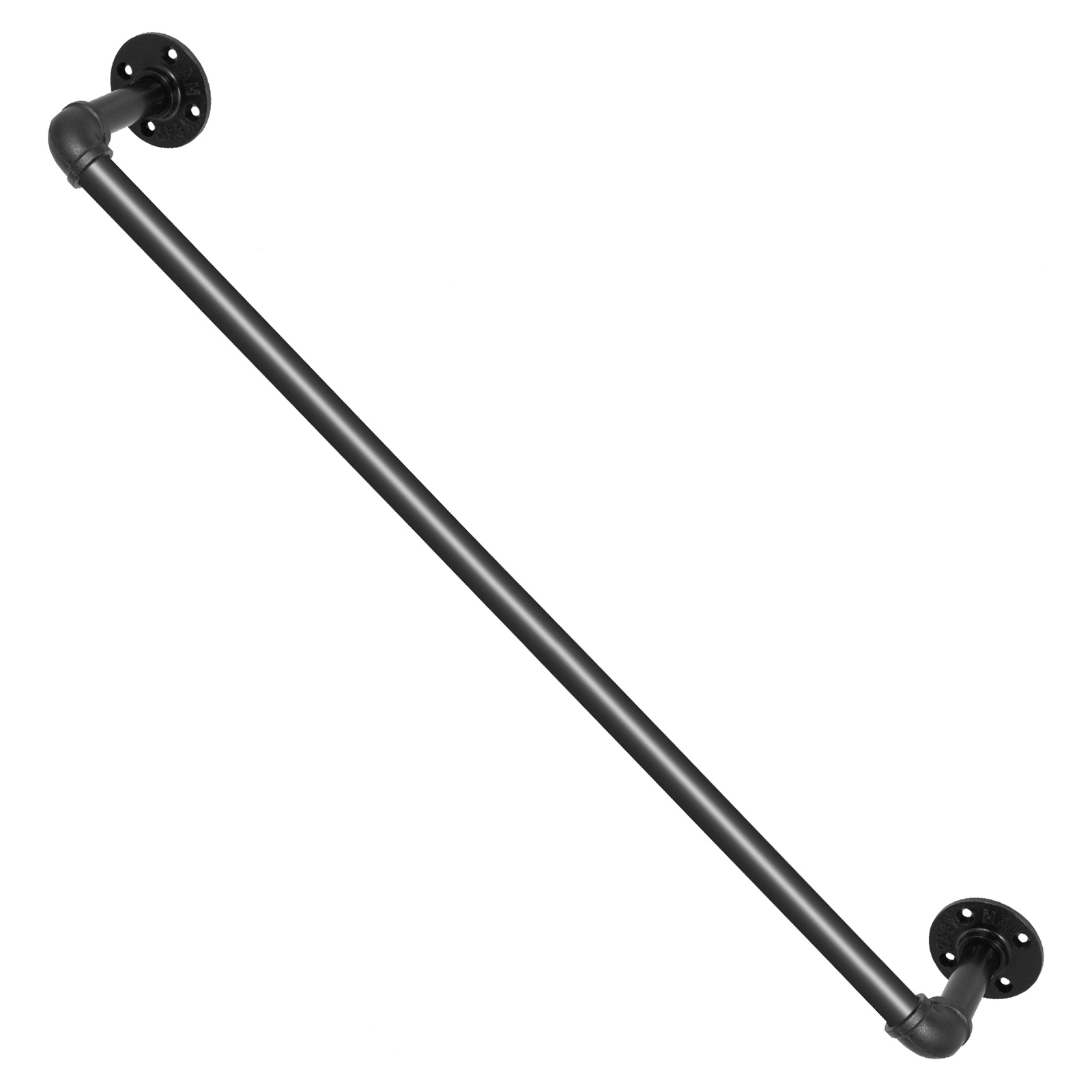 TEMU VEVOR Barandilla de Escalera de Tubo Barandilla de Escalera de 2 Pies de Acero al Carbono para Montaje en Pared