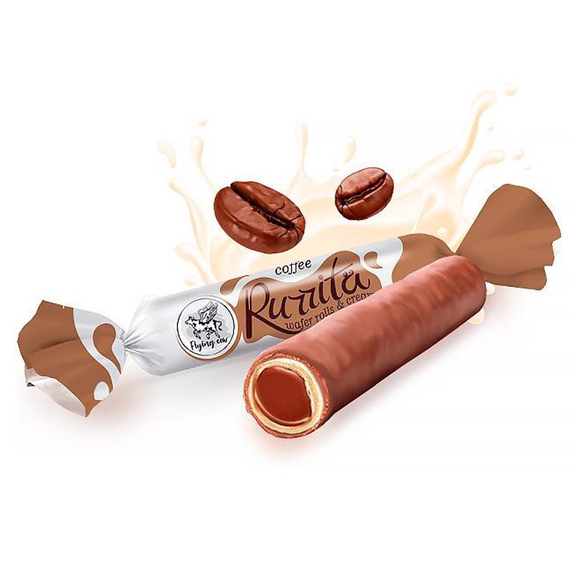 Flying Cow Rurrita, A Wafer With A Coffee-truffle Flavor, 1 Kg