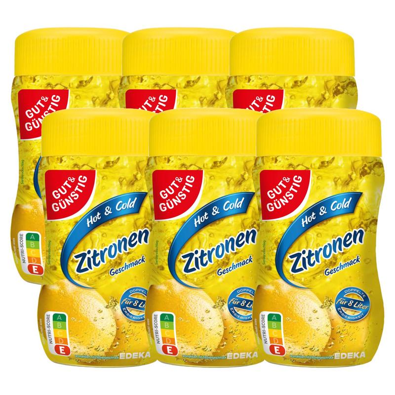 6x Gut&günstig Instant Lemon Tea Drink 400g (6x400g)