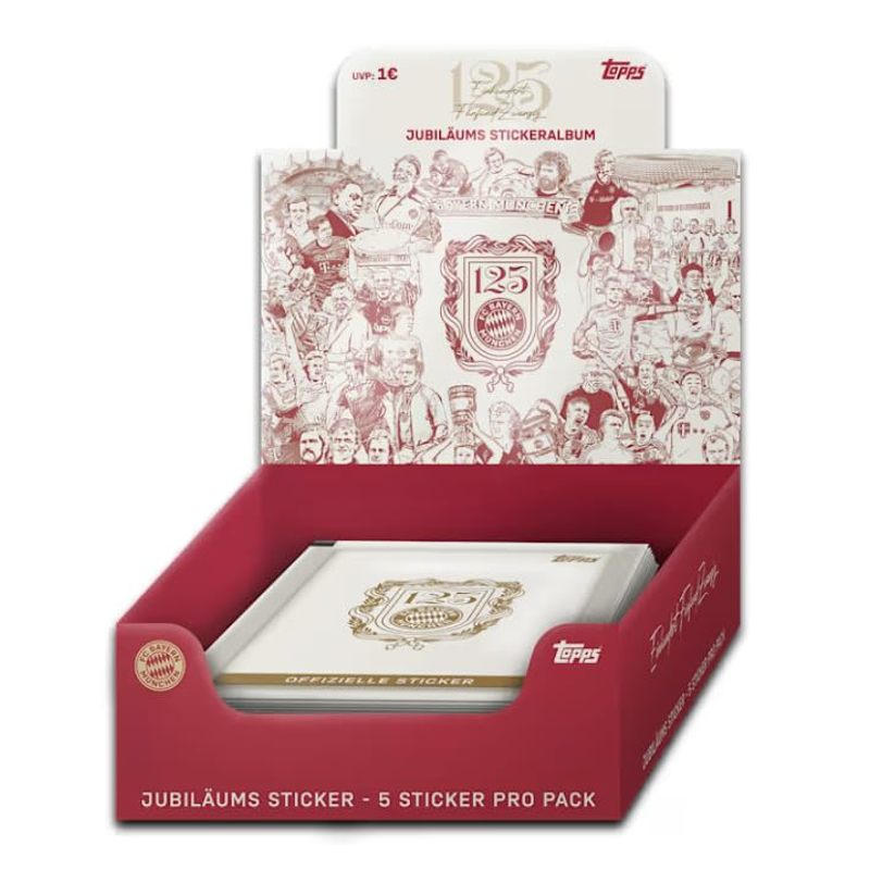 Topps Sticker Box - 125th Anniversary | Sticker Album & Collecting | Fc