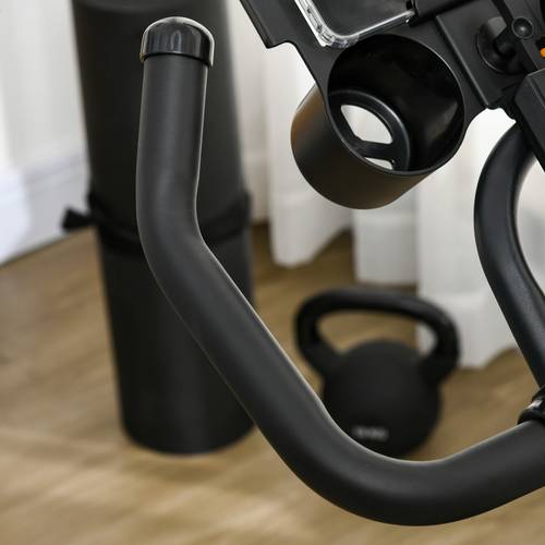 upright exercise bike 8kg flywheel indoor training cycling machine stationary workout bicycle with adjustable seat handlebar lcd display for home gym