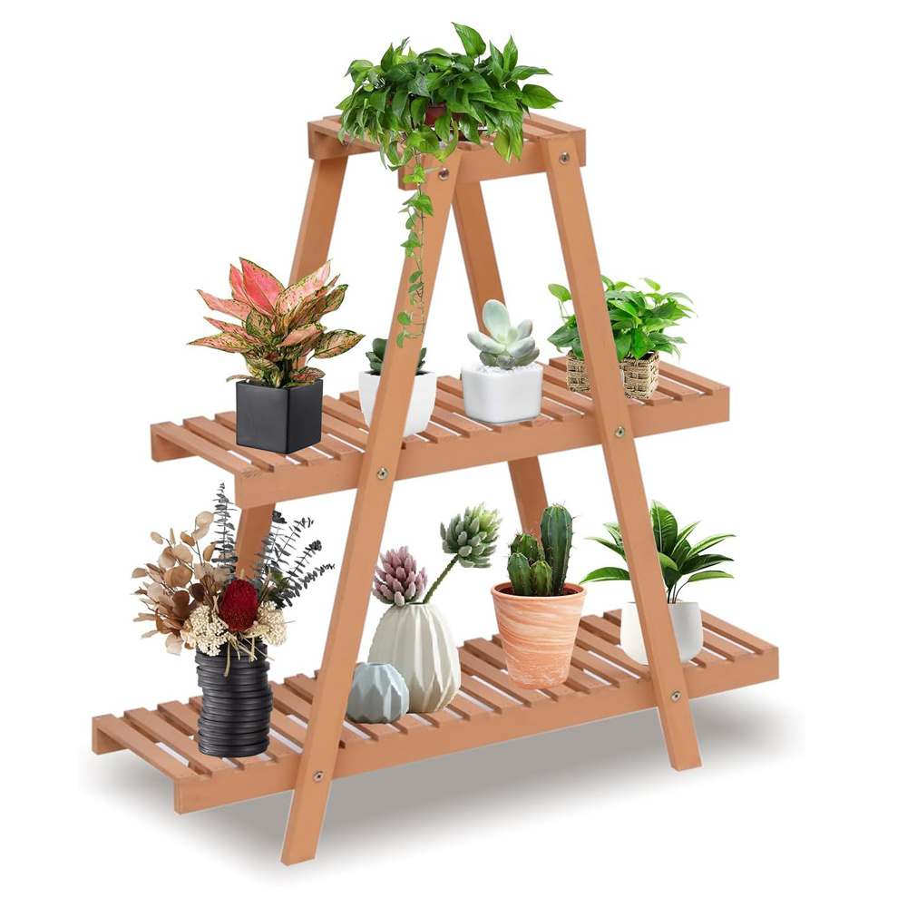 Flower Stair Plant Stand Wood, Plant Stair Flower Shelf, Flower Stand, Plant Shelf Garden, Wooden Shelf, Multi-tier Plant Shelf Wood