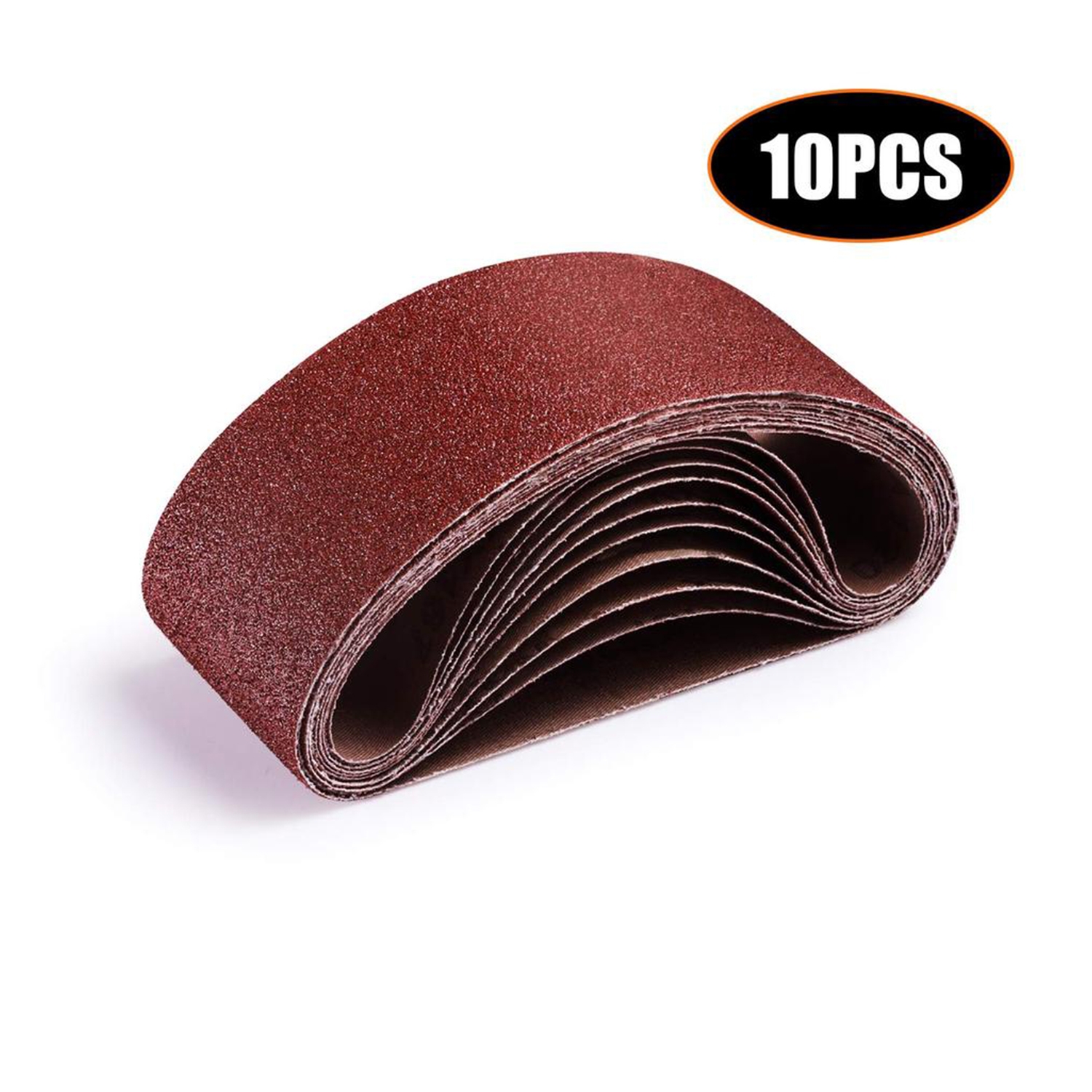 E-shop TACKLIFE ASB01A Schleifband 318-Zoll 10-Pack (2 Stücke mit 40, 60, 80, 100, 120 Körnung)