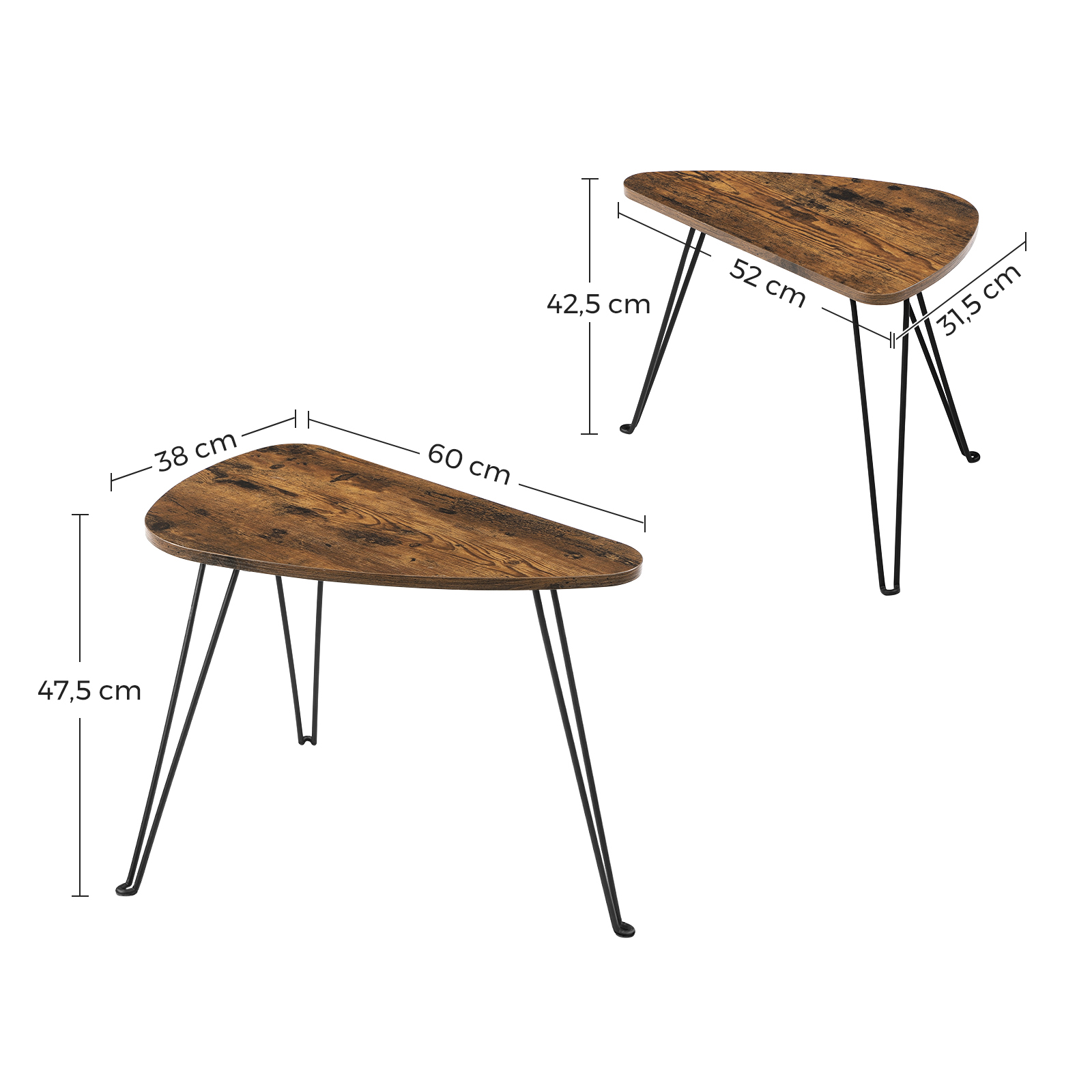 Ensemble de 2 Tables Gigognes - Image 3